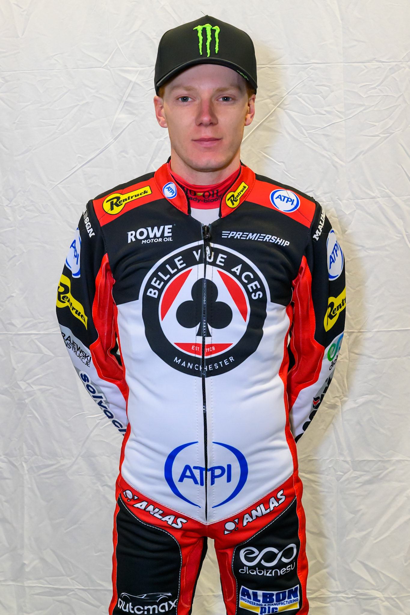 Dan Bewley of Belle Vue Aces during the Knockout Cup, Northern Section match between Belle Vue Aces and Sheffield Tigers at the National Speedway Stadium, Manchester on Monday 30th March 2026. (Photo: Ian Charles | MI News)