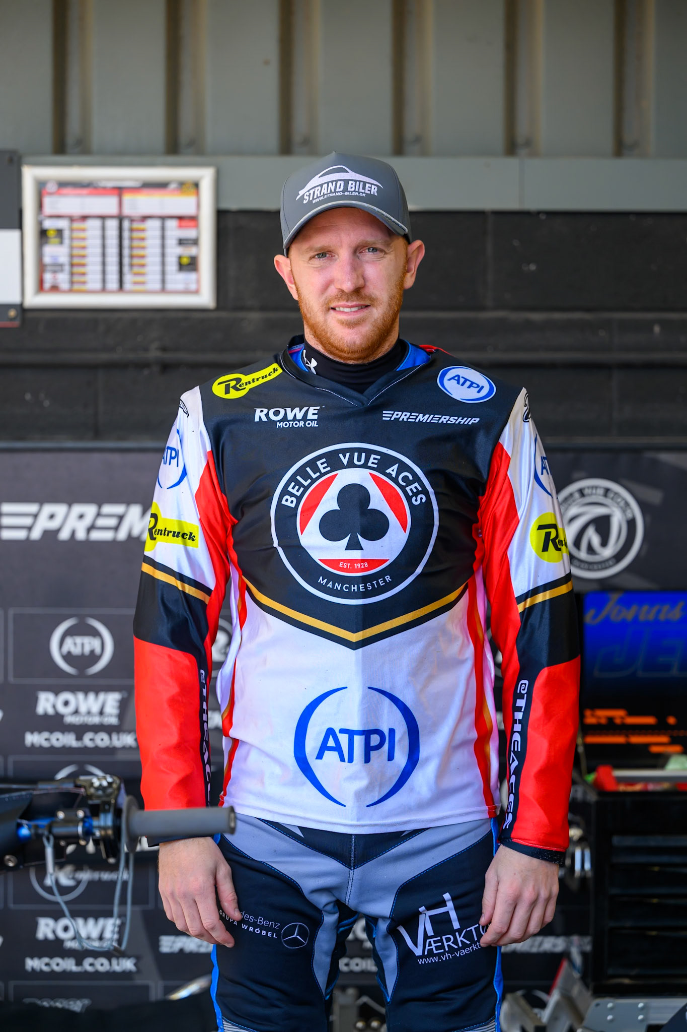 Jonas Jeppesen Guest Rider for Belle Vue Aces during the Knockout Cup Northern Section match between Belle Vue Aces and Leicester Lions at the National Speedway Stadium, Manchester on Monday 6th April 2026. (Photo: Ian Charles | MI News)