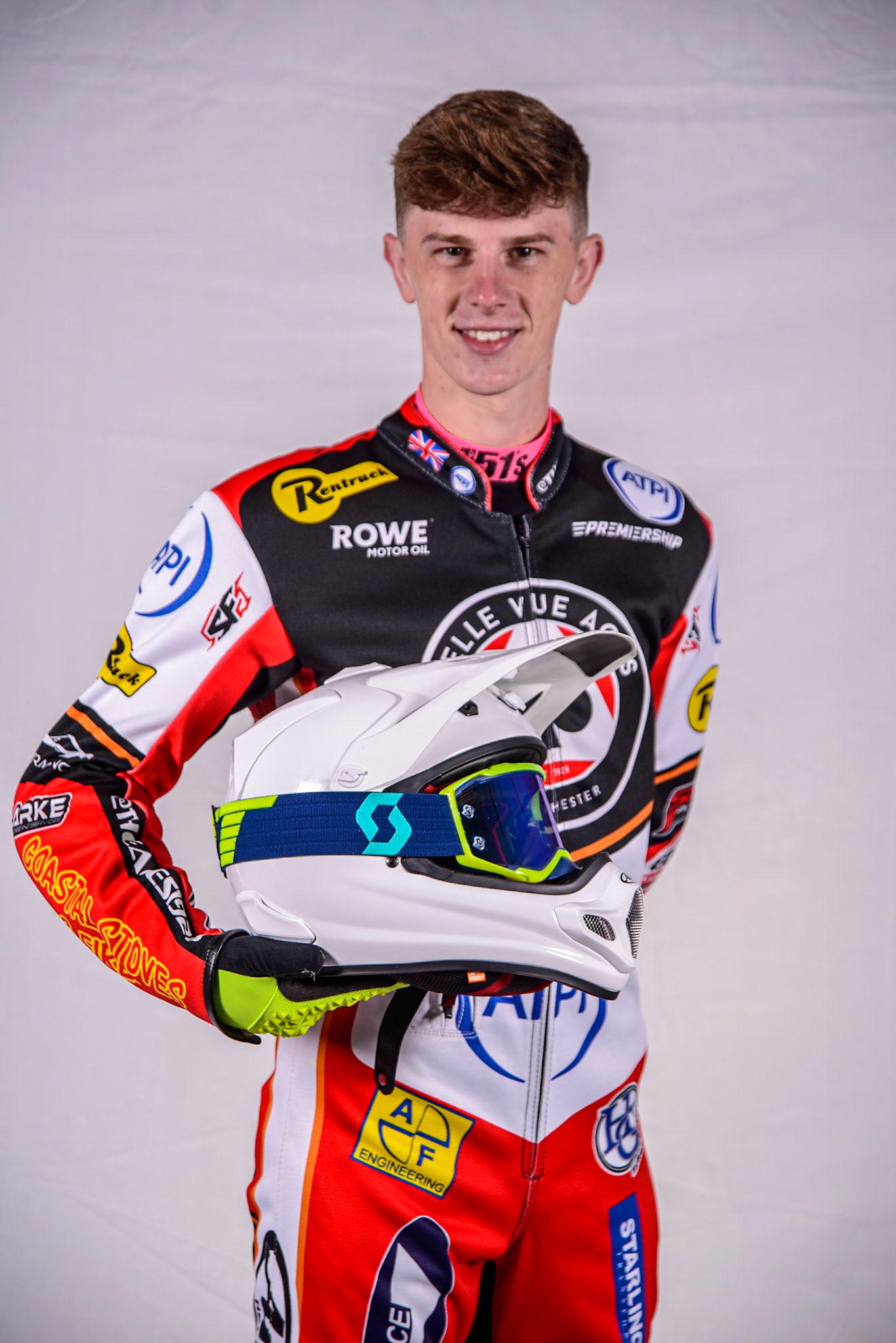 Jake Mulford - Belle Vue Aces during the Belle Vue Aces Media Day at the National Speedway Stadium, Manchester on Wednesday 12th March 2025. (Photo: Ian Charles | MI News)