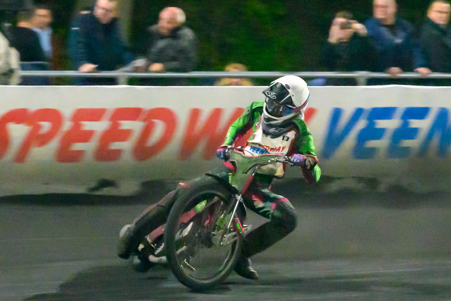 Zoltan Lovas of Hungary in action during the Gouden KENNY Helm at Speedway Veenoord, Veenoord in the Netherlands on Saturday 19th September 2026. (Photo: Ian Charles | MI News)