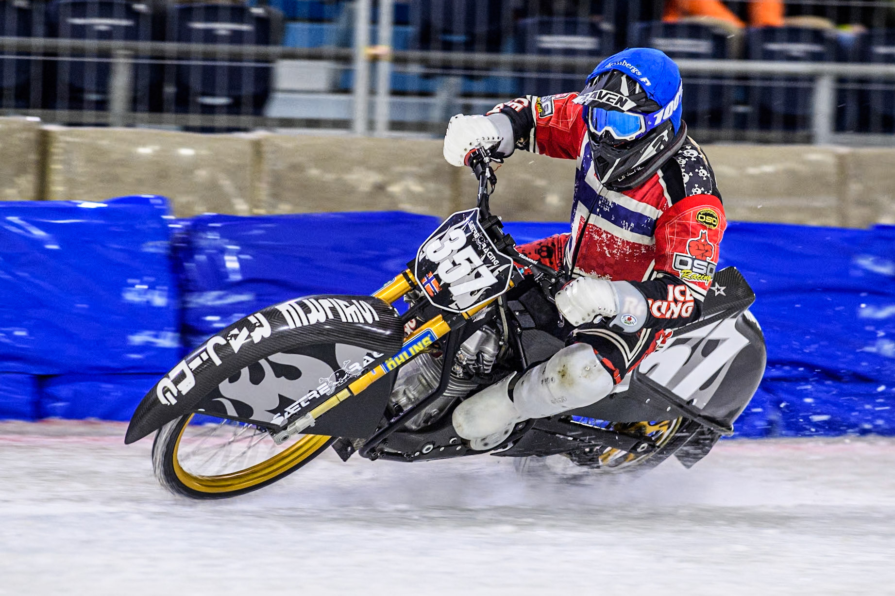 Jo Saetre of Norway in action during the Roelof Thijs Bokaal at Ice Rink Thialf, Heerenveen, The Netherlands on Friday 5th April 2024. (Photo: Ian Charles | MI News)