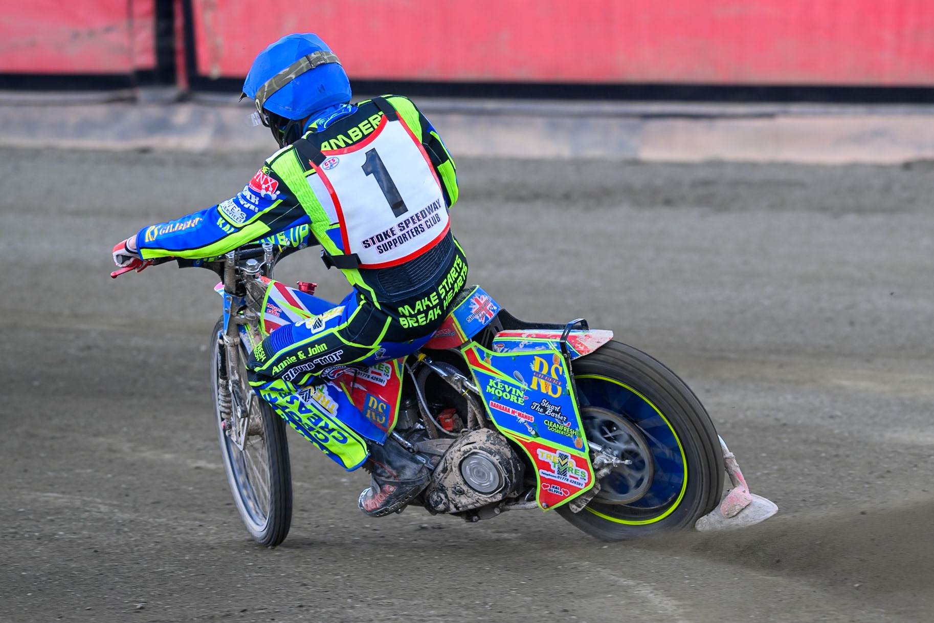 Simon Lambert of 'The Potters'  in action during the Regina Chains Fours at Buxton Speedway, Buxton on Sunday 5th April 2026. (Photo: Ian Charles | MI News)