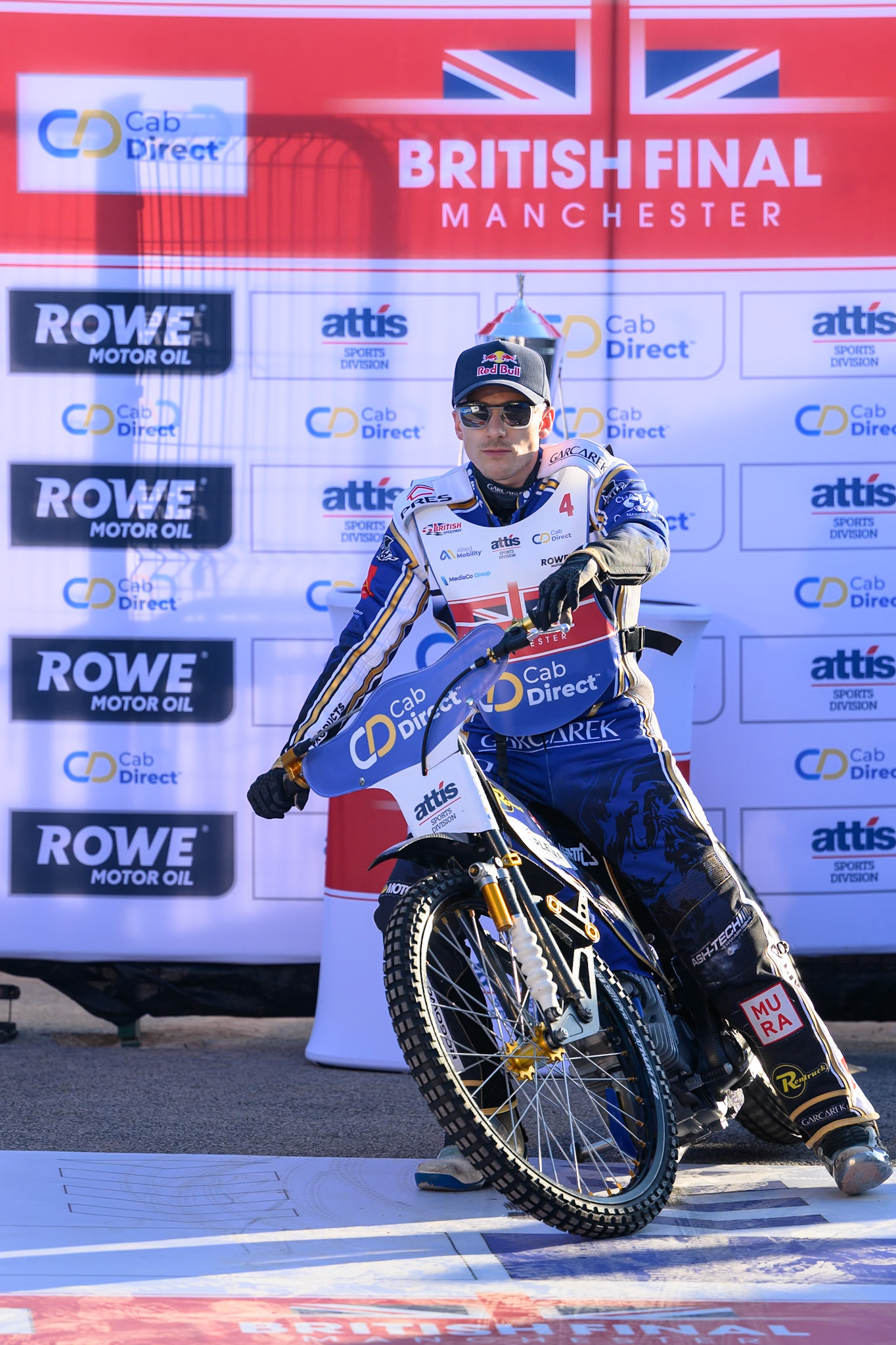Robert Lambert (4) during the Cab Direct British Speedway Championship Final at the National Speedway Stadium, Manchester on Saturday 15th August 2026. (Photo: Ian Charles | MI News)