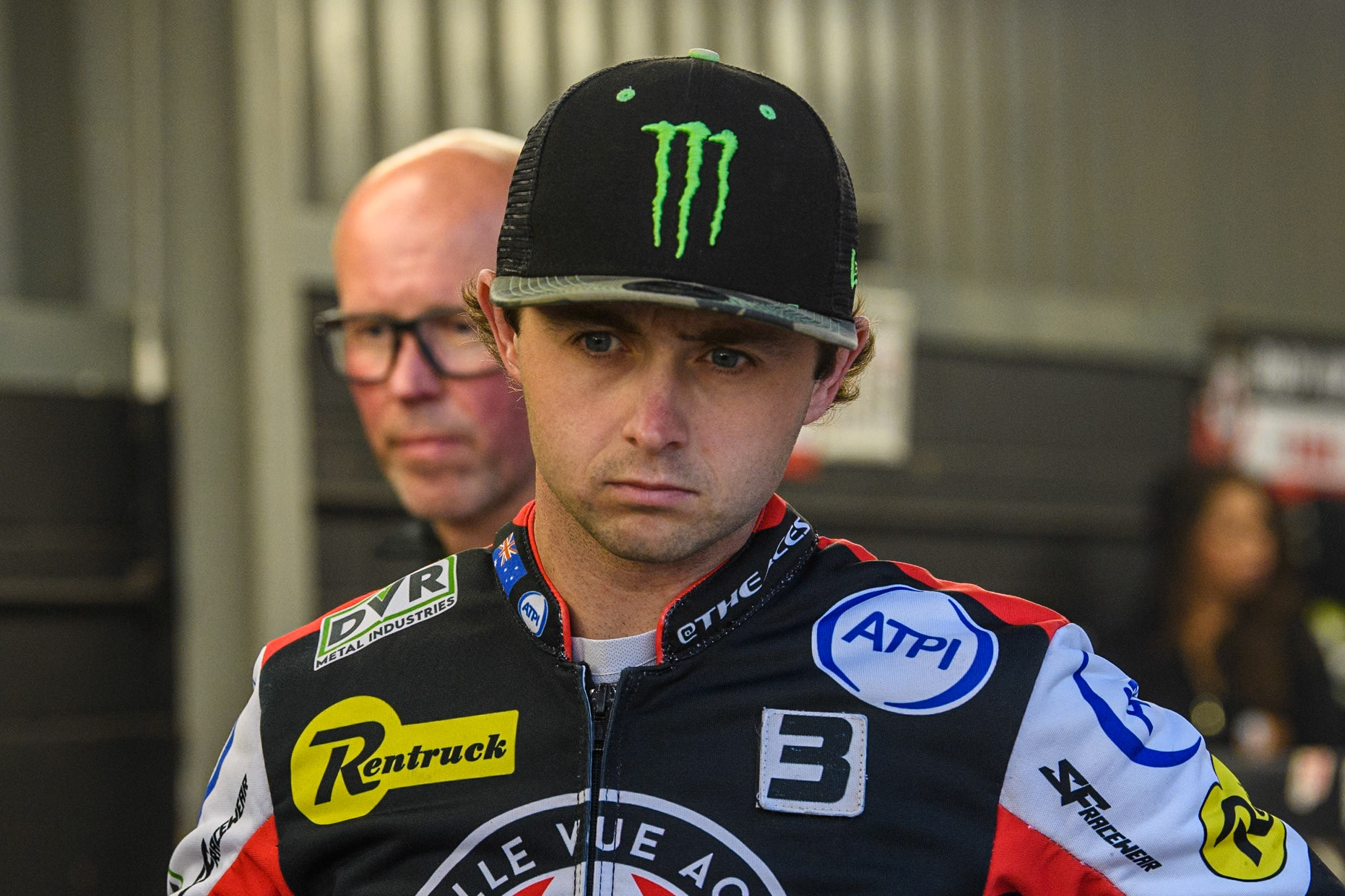 Belle Vue Aces' Jaimon Lidsey  during the Rowe Motor Oil Premiership Play Off Semi Final 2, 1st Leg match between Belle Vue Aces and Sheffield Tigers at the National Speedway Stadium, Manchester on Monday 16th September 2024. (Photo: Ian Charles | MI News)