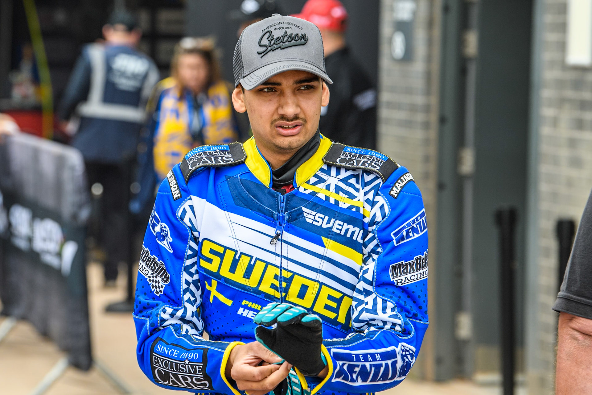 Philip Hellström-Bängs of Sweden during the Monster Energy FIM Speedway of Nations 2 (Under 21) Final at the National Speedway Stadium, Manchester on Friday 12th July 2024. (Photo: Ian Charles | MI News)