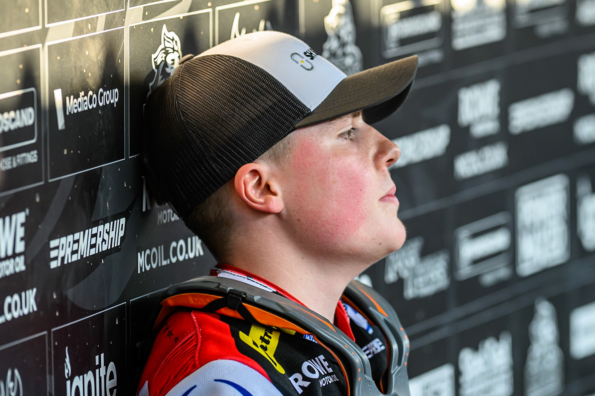 Belle Vue Aces' Norick Blodorn during the Rowe Motor Oil Premiership match between Leicester Lions and Belle Vue Aces at the Hydroscand Arena, Leicester on Thursday 19th June 2025. (Photo: Ian Charles | MI News)