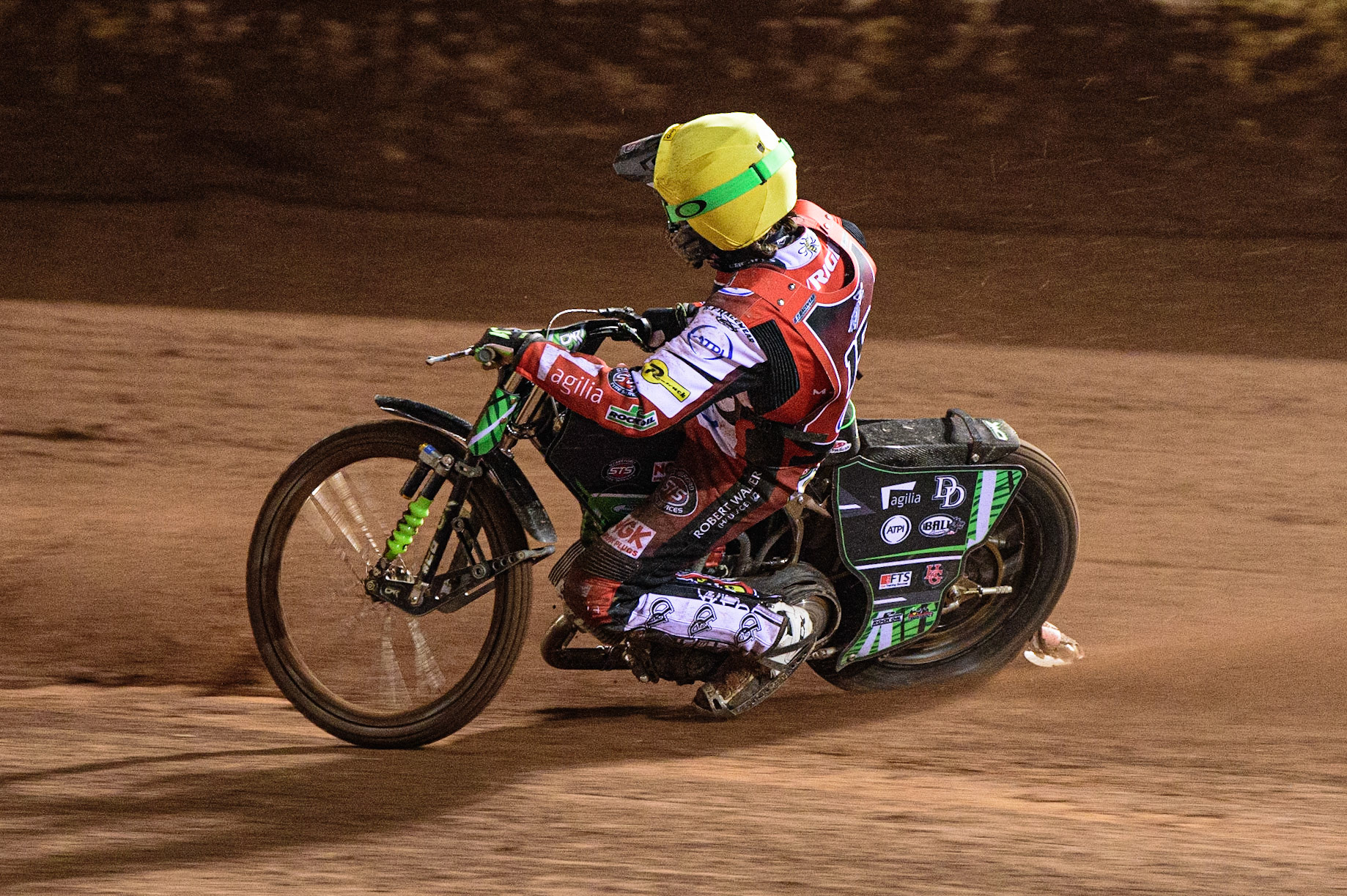 MANCHESTER, UK. MAR 21ST. Charles Wright in action  during the ATPI Peter Craven Memorial Trophy at the National Speedway Stadium, Manchester on Monday 21st March 2022. (Credit: Ian Charles | MI News)