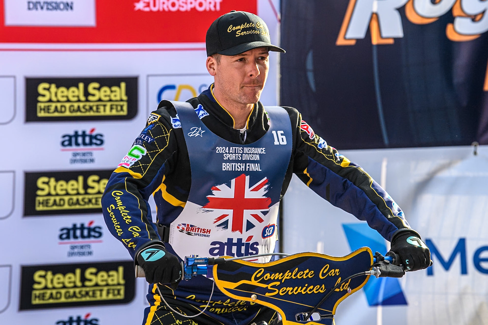 Kyle Howarth during the Attis Insurance Sports Division British Speedway Championship Final at the National Speedway Stadium, Manchester on Saturday 8th June 2024. (Photo: Ian Charles | MI News)