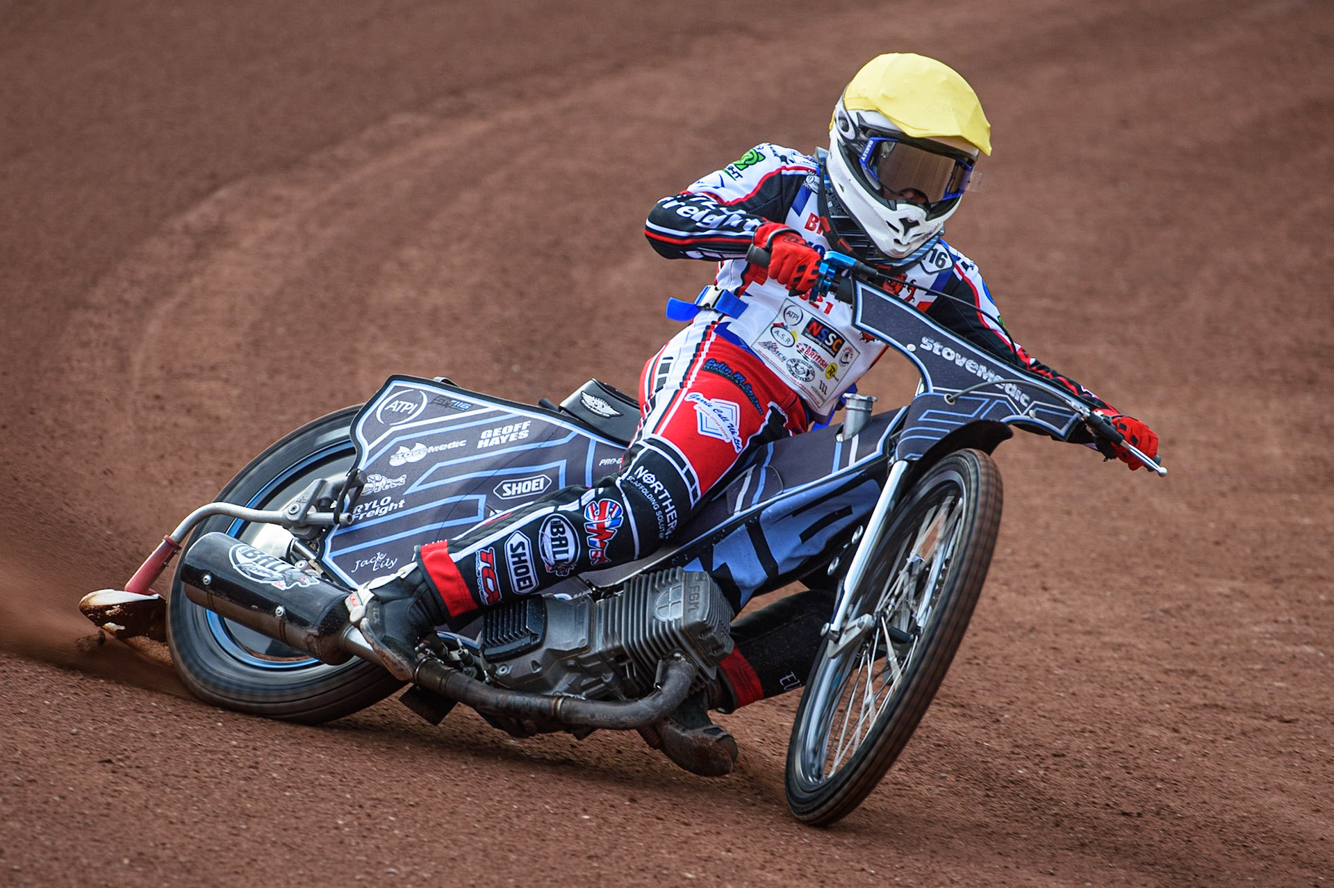 MANCHESTER, UK. MAY 28TH   Sam McGurk in action  during the British Junior Championship at the National Speedway Stadium, Manchester on Friday 28th May 2021. (Credit: Ian Charles | MI News)