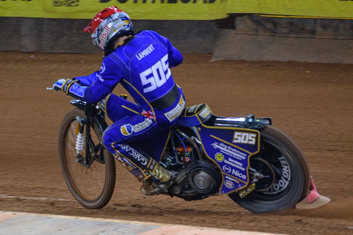 Robert Lambert (505) in action  during the FIM  Speedway Grand Prix of Great Britain at the Principality Stadium, Cardiff on Saturday 13th August 2022. (Credit: Ian Charles | MI News