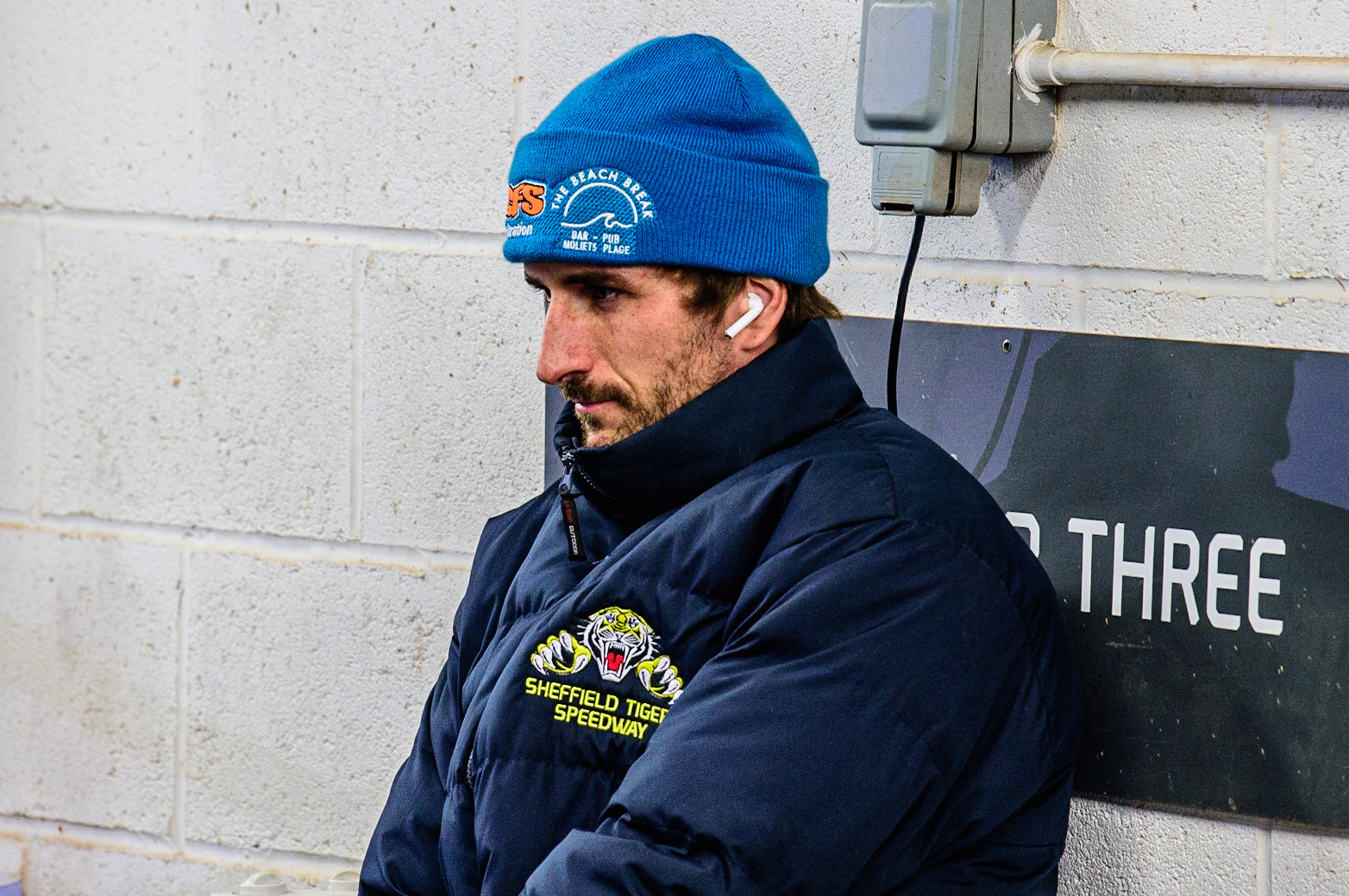 Adam Ellis  - Sheffield TruPlant Tigers  during the SGB Premiership Grand Final 1st leg between Belle Vue Aces and Sheffield Tigers at the National Speedway Stadium, Manchester on Monday 10th October 2022. (Credit: Ian Charles | MI News)