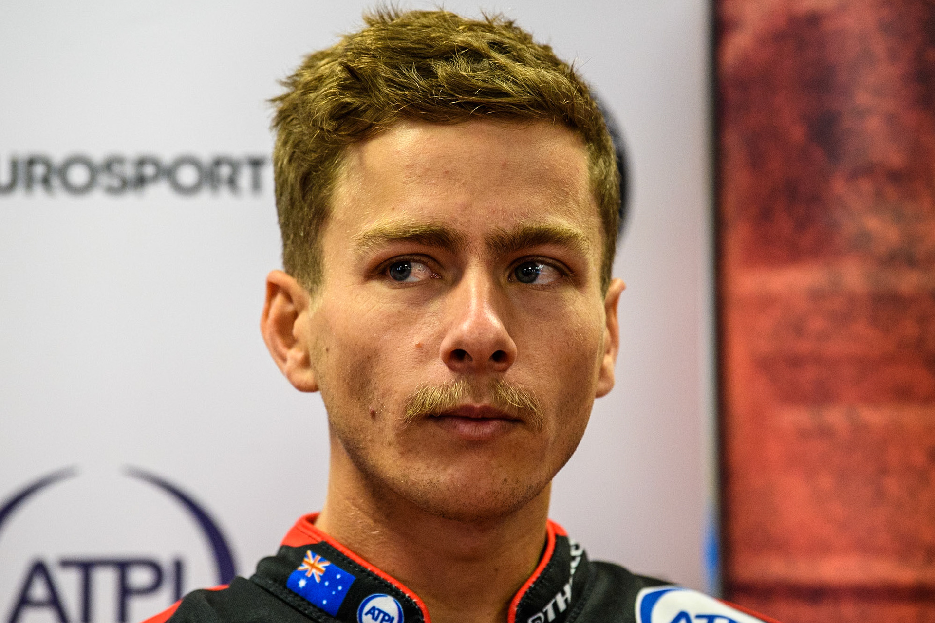 Belle Vue Aces' rider Ben Cook during the Belle Vue Aces Media Day at the National Speedway Stadium, Manchester on Monday 11th March 2024. (Photo: Ian Charles | MI News)