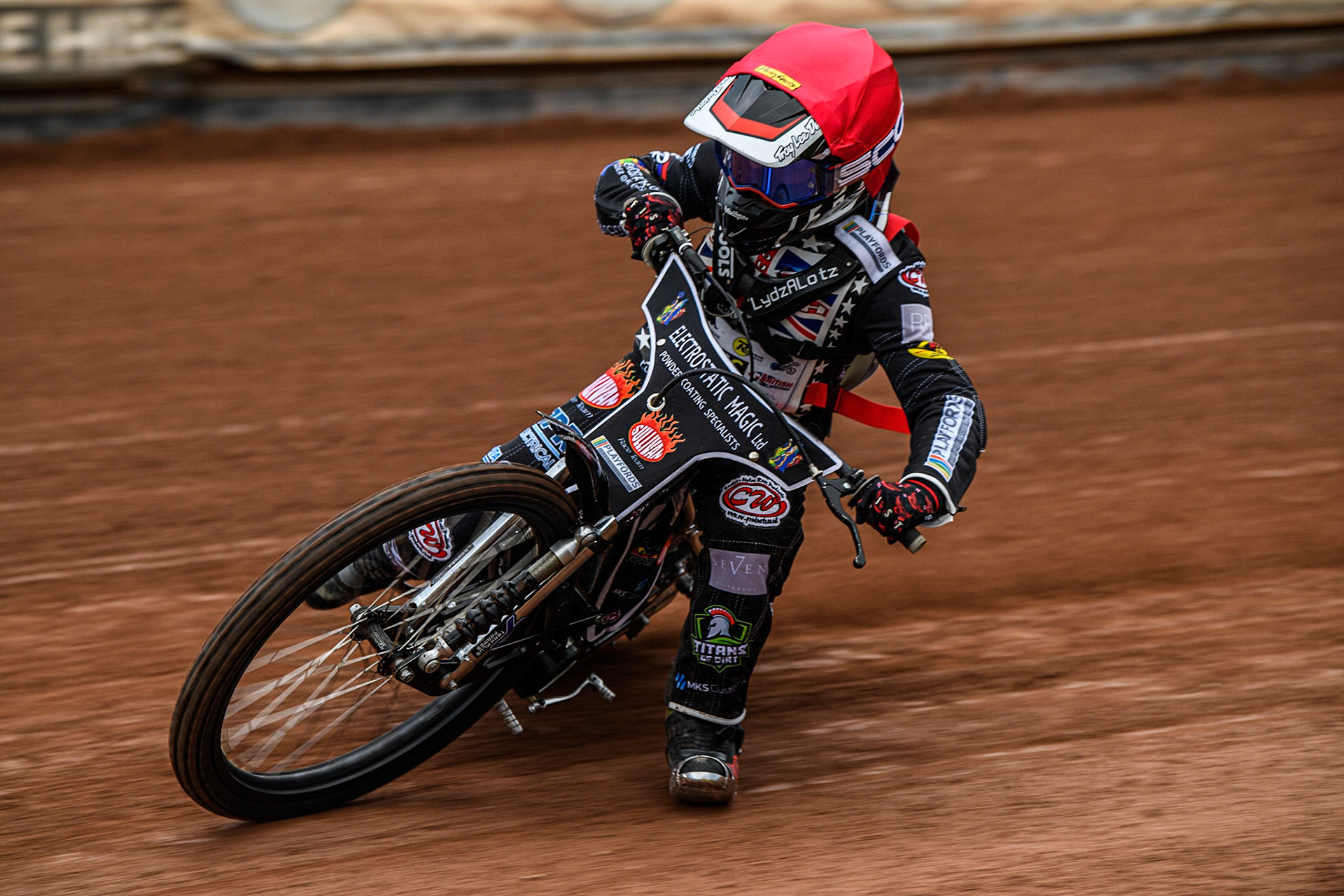 Emerson Betty in action  during the British Youth Championships at the National Speedway Stadium, Manchester on Friday 12th May 2023. (Photo: Ian Charles | MI News)
