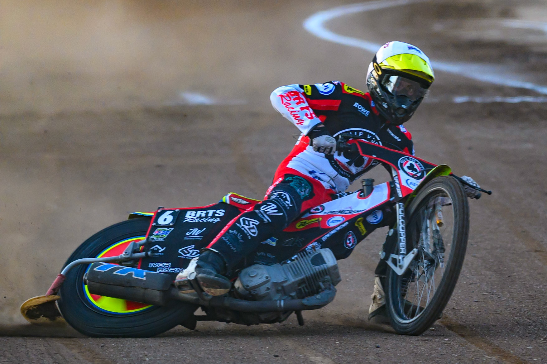Tate Zischke of Belle Vue Aces  in action during the Rowe Motor Oil Premiership match between Northampton Foxes and Belle Vue Aces at Northampton International Shaleway, Northampton on Thursday 13th August 2026. (Photo: Ian Charles | MI News)