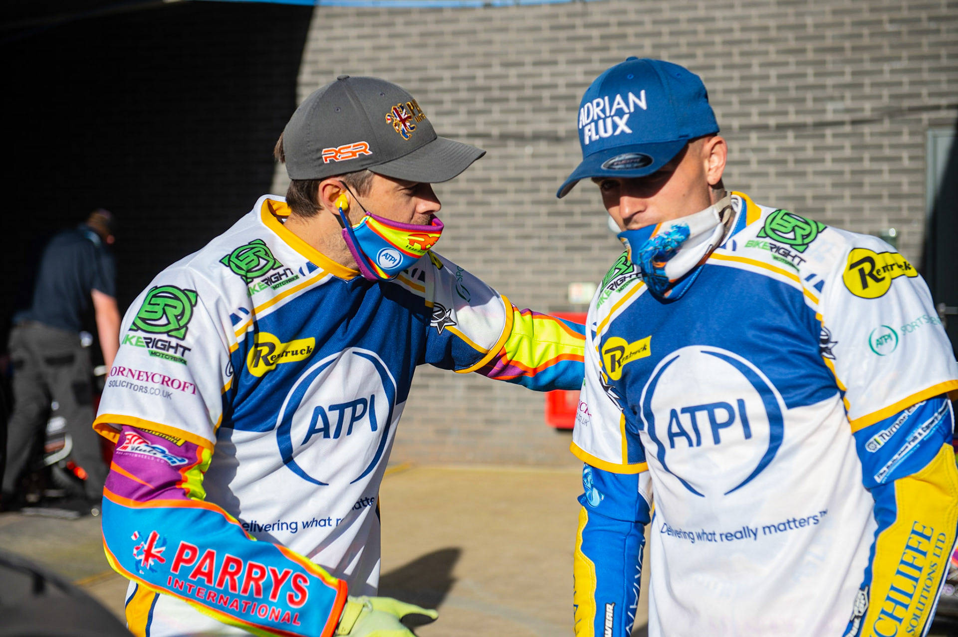 Photo: Ian CharlesRory Schlein of the 'ATPI' All Stars and Rory Schlein of the 'ATPI' All StarsBelle Vue ‘Bikerite ’Aces v ‘ATPI’ All Stars, Premiership Challenge, National Speedway Stadium, Manchester Thursday  24  September  2020