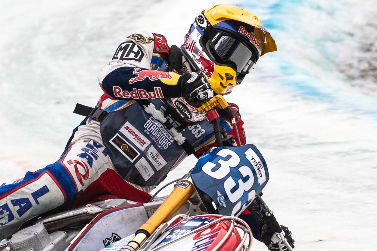 Photo: Ian Charles

Danil Ivanov (333) in action 

FIM Ice Speedway Gladiators World Championship, Final 3.2, Horst-Dohm Eisstadion, Berlin, Germany Sunday  3  March  2019