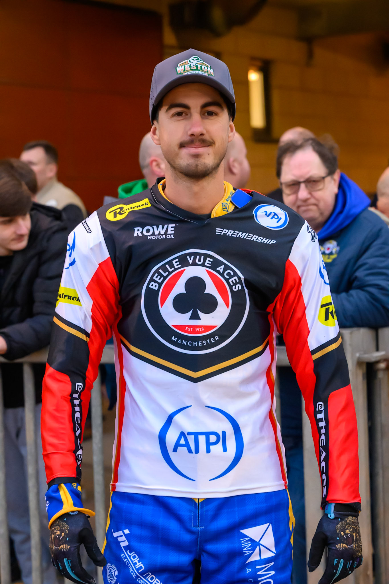 Kye Thomson, Guest Rider for Belle Vue Aces during the Knockout Cup Northern Section match between Sheffield Tigers and Belle Vue Aces at Owlerton Stadium, Sheffield on Thursday 2nd April 2026. (Photo: Ian Charles | MI News)
