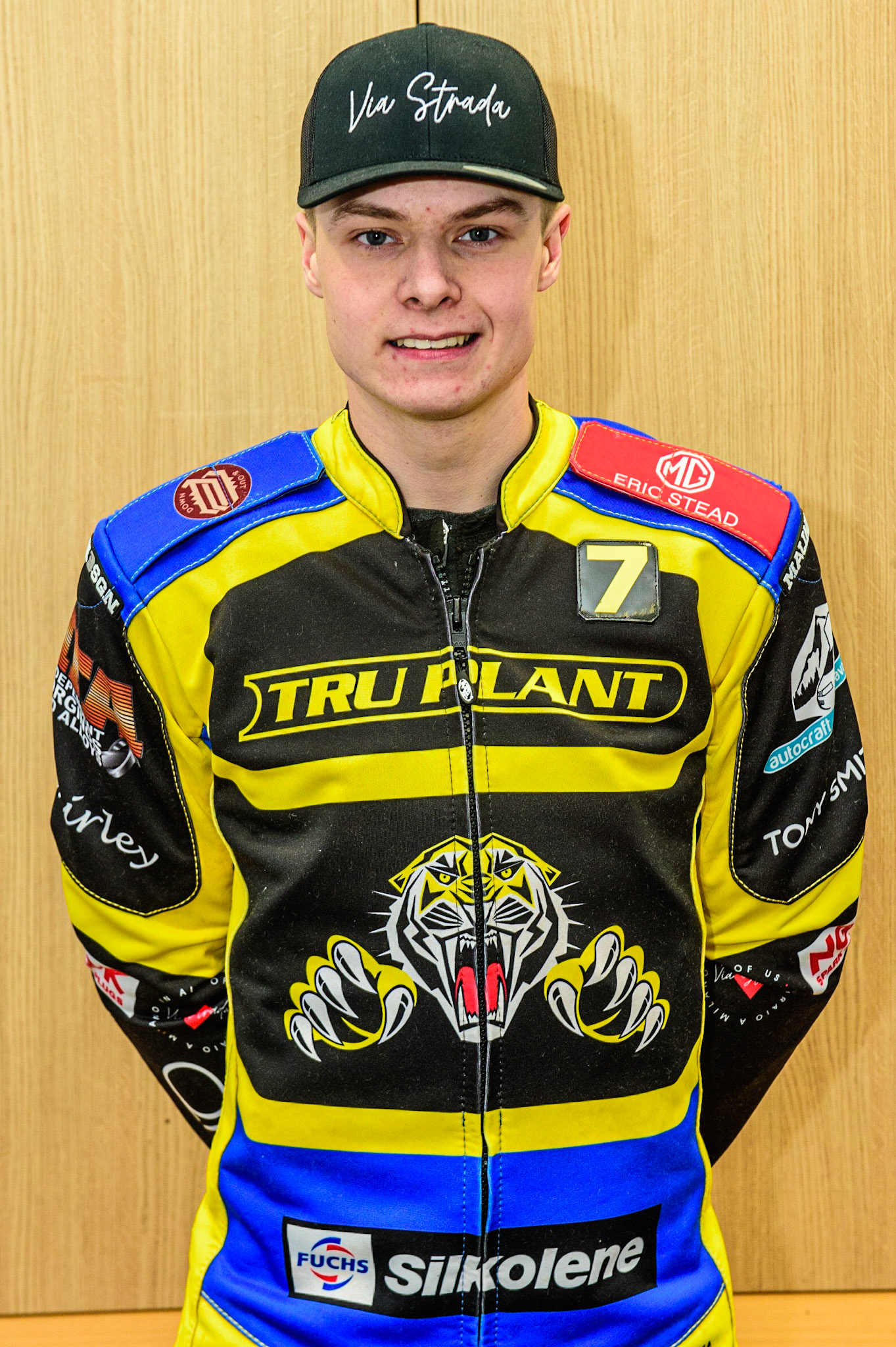 Dan Gilkes  - Sheffield ‘TruPlant’ Tigers  during the SGB Premiership match between Belle Vue Aces and Sheffield Tigers at the National Speedway Stadium, Manchester on Monday 27th March 2023. (Photo: Ian Charles | MI News)