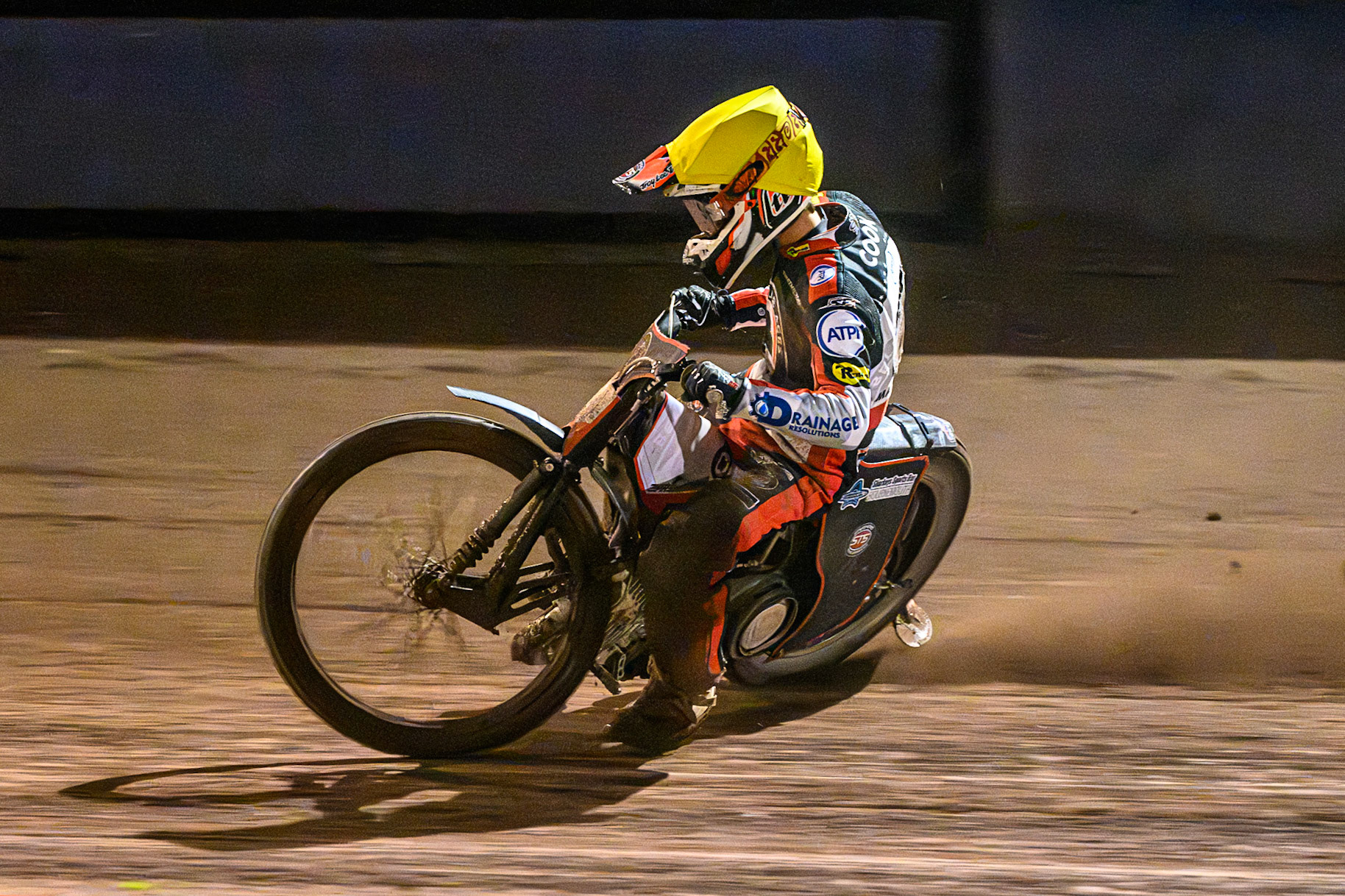 Zach Cook of Belle Vue Aces in action during the Rowe Motor Oil Premiership Grand Final 1st Leg match between Sheffield Tigers and Belle Vue Aces at Owlerton Stadium, Sheffield on Monday 12th October 2026. (Photo: Ian Charles | MI News)