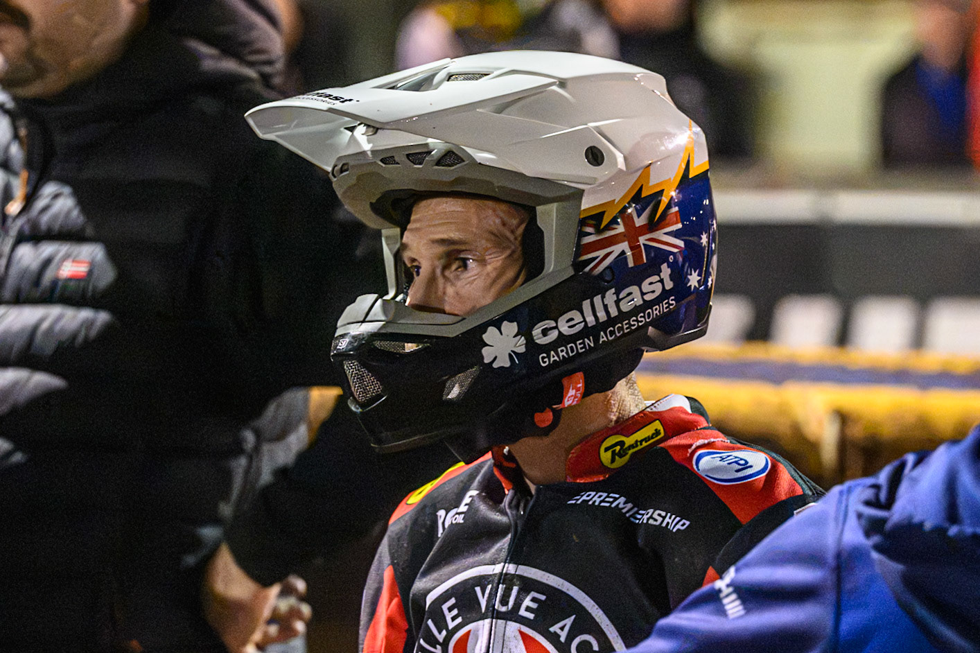 Jason Doyle of Belle Vue Aces during the Rowe Motor Oil Premiership Grand Final 1st Leg match between Sheffield Tigers and Belle Vue Aces at Owlerton Stadium, Sheffield on Monday 12th October 2026. (Photo: Ian Charles | MI News)