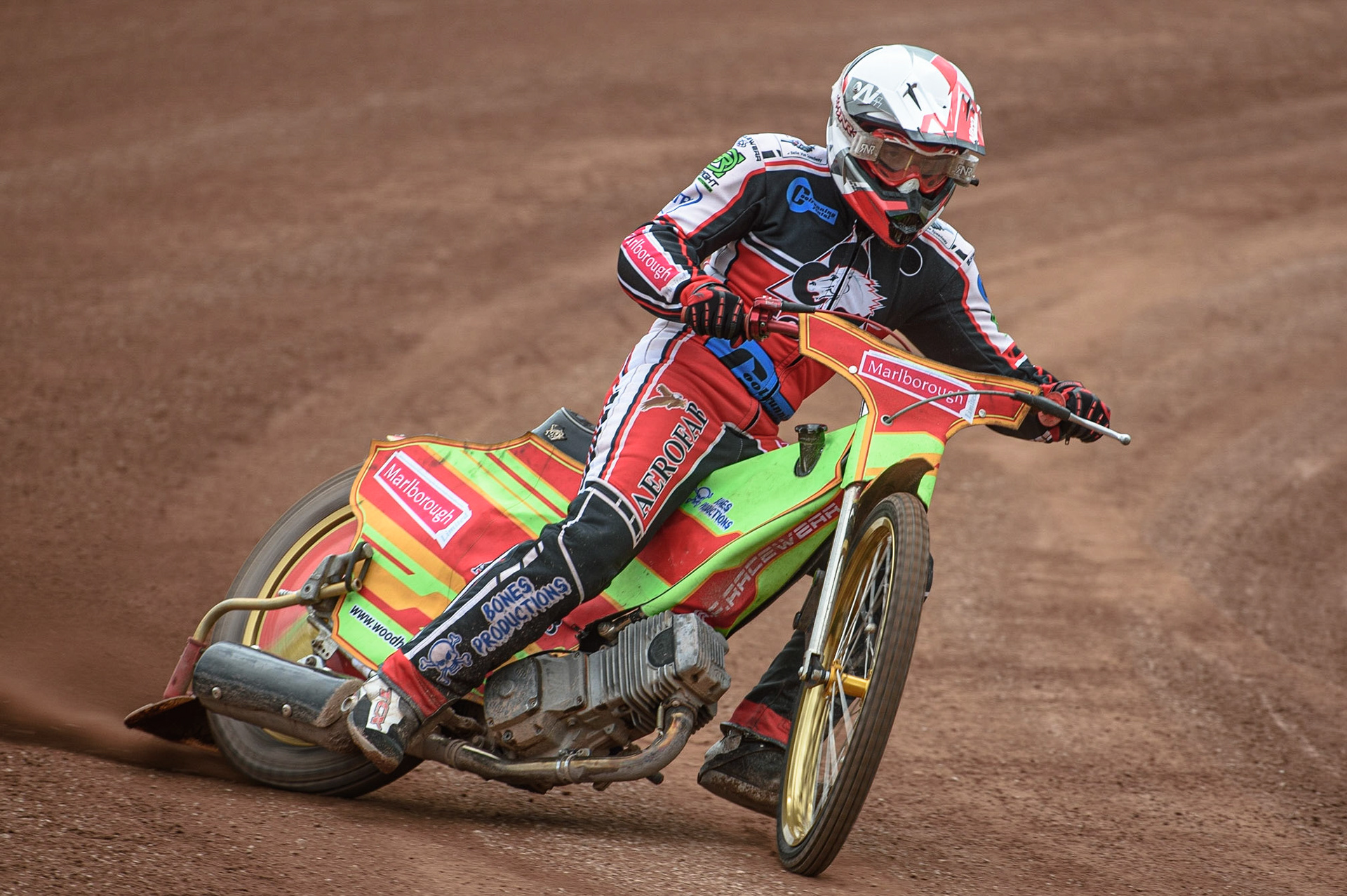 Photo: Ian CharlesBen Woodhull in actionBelle Vue Press &amp; Practice Day, National Speedway Stadium, Manchester Thursday  13  May  2021