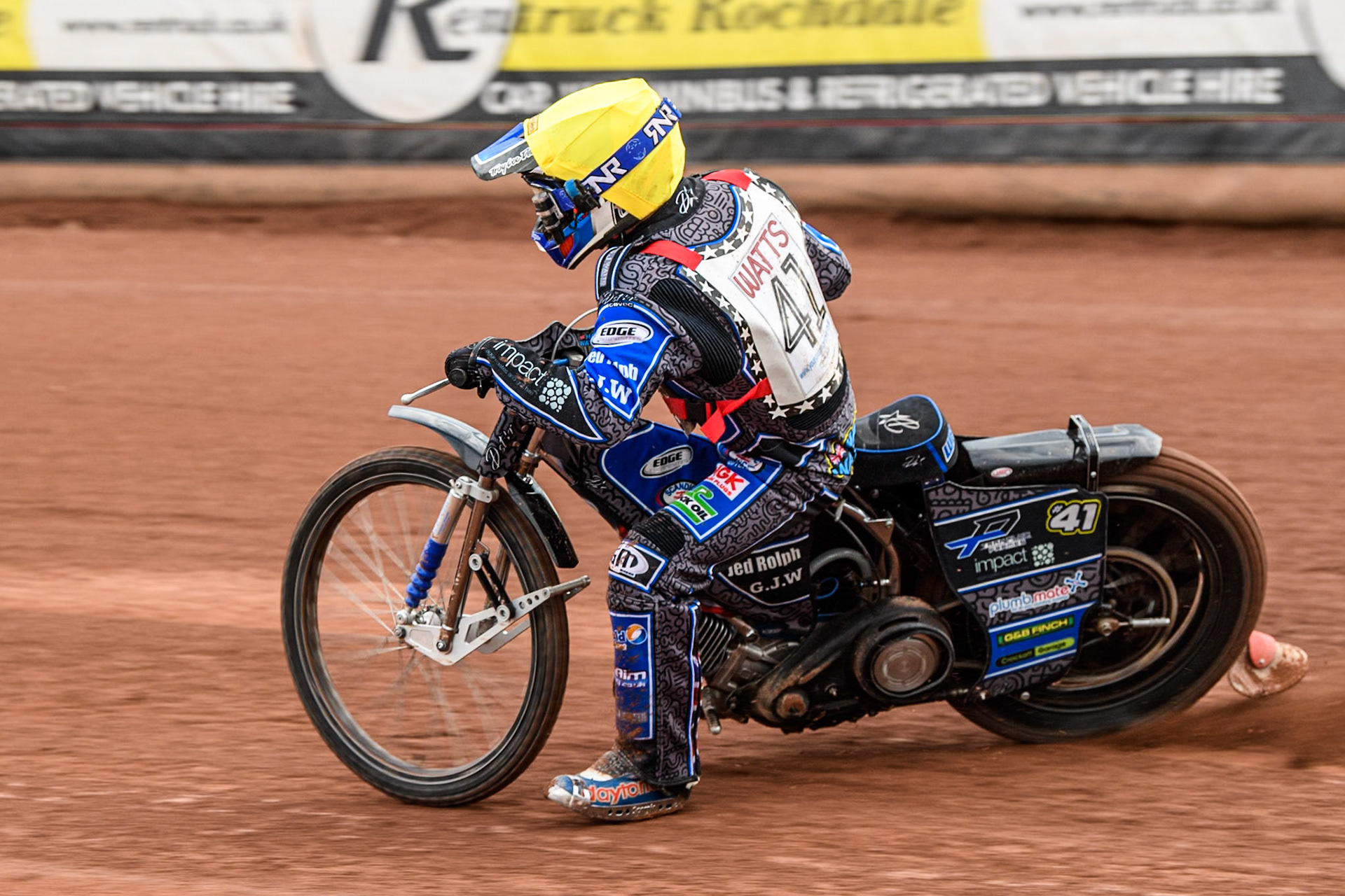 Hayden Watts (500cc)  in action during the British Youth 500cc Championships at the National Speedway Stadium, Manchester on Friday 2nd August 2024. (Photo: Ian Charles | MI News)