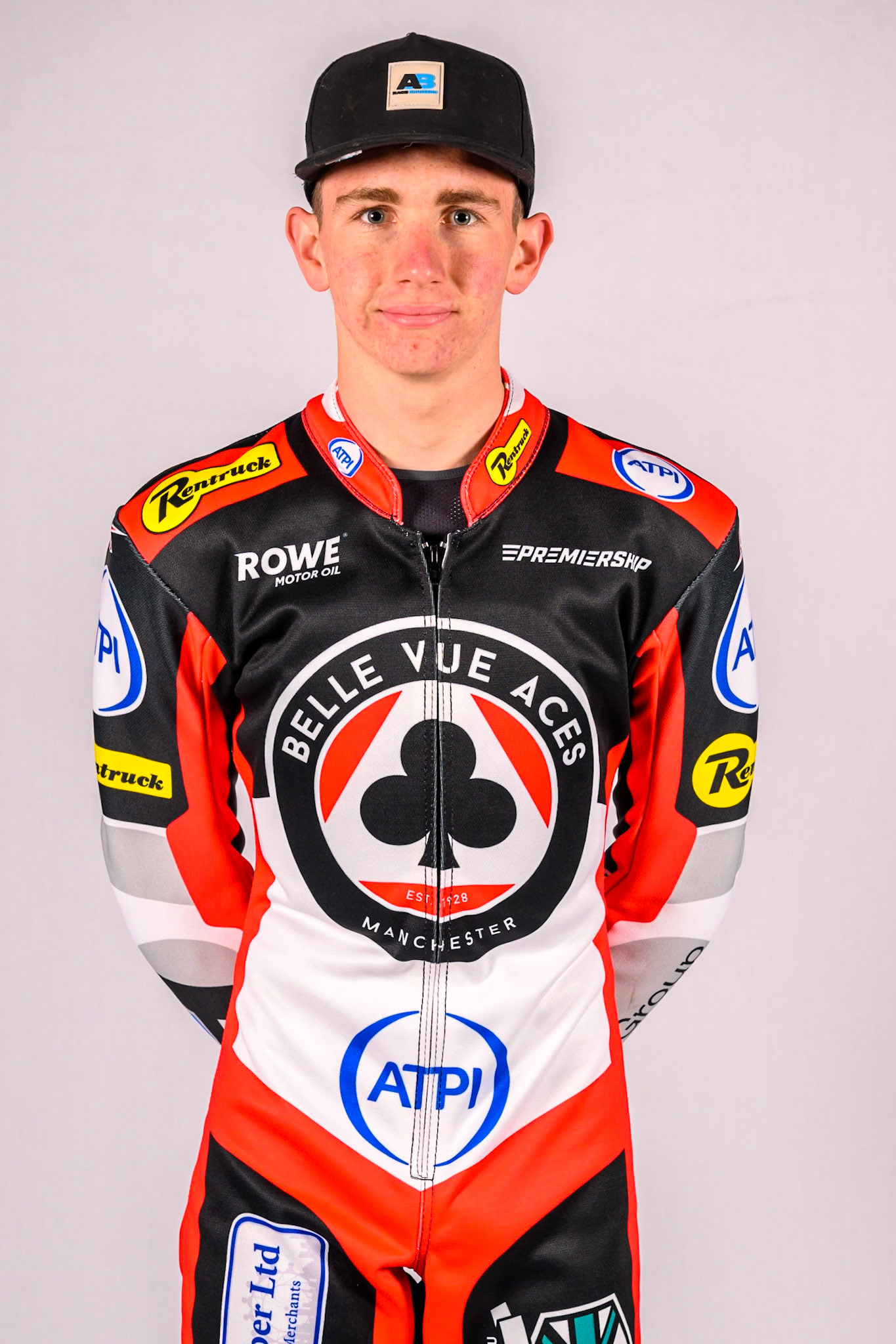 Will Cairns, Rising Star Rider of Belle Vue Aces during the Belle Vue Aces Media Day at the National Speedway Stadium, Manchester on Wednesday 11th March 2026. (Photo: Ian Charles | MI News)