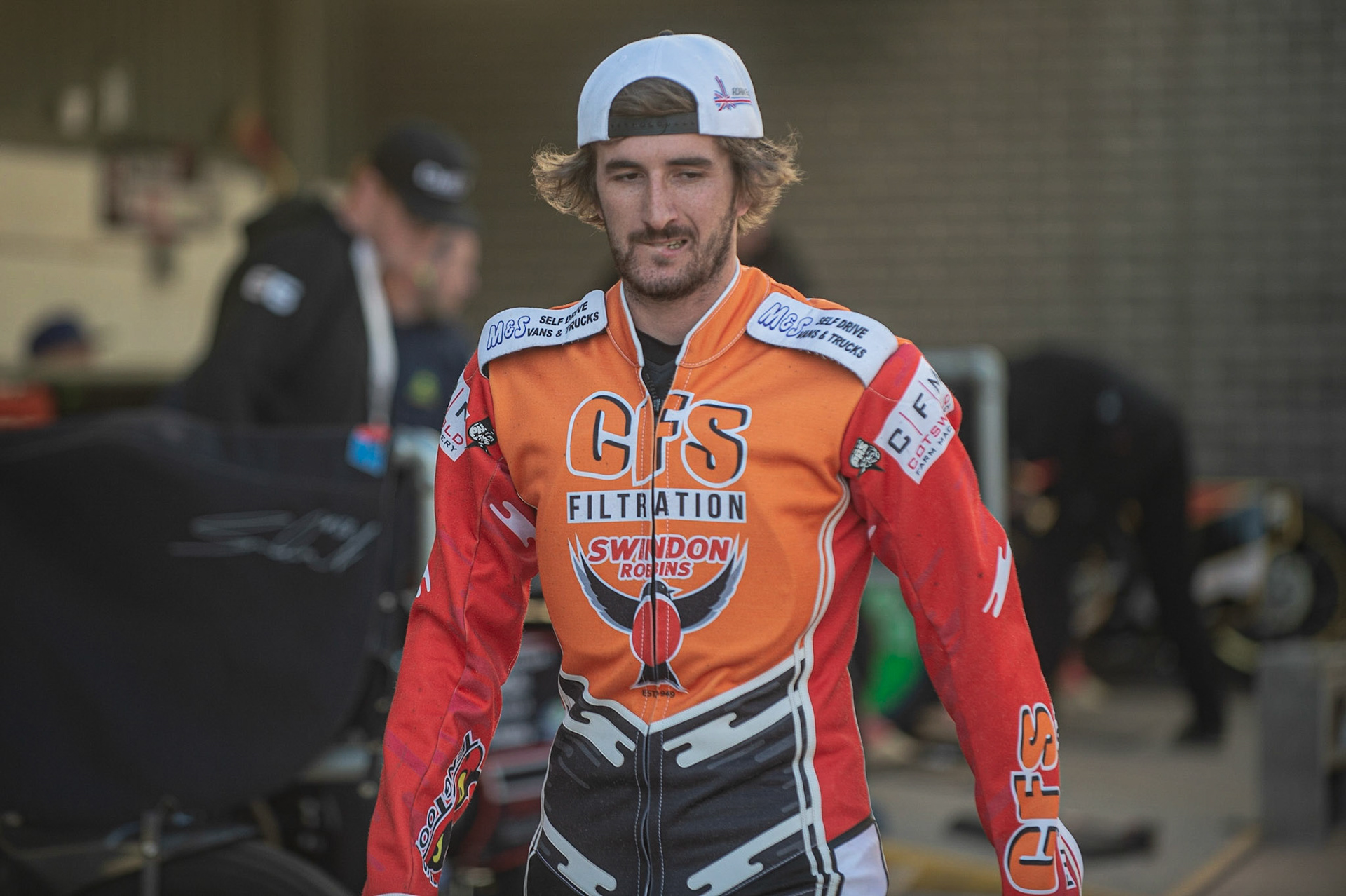 Photo: Ian Charles

Adam Ellis 

Belle Vue Aces v Swindon Robins, British Speedway Premiership, Belle Vue National Speedway Stadium, Manchester, Monday 20  May  2019