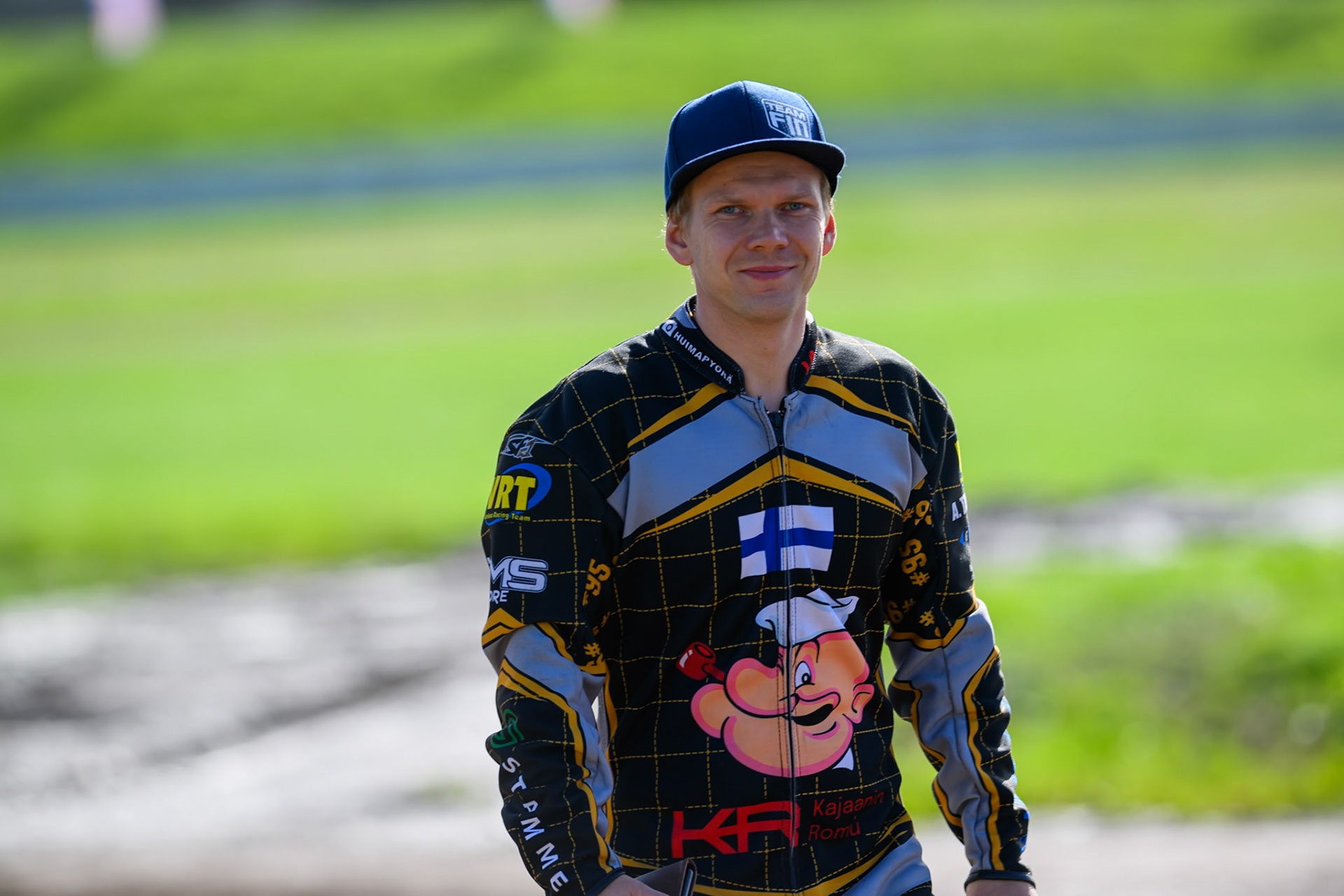 Jesse Mustonen (11) of Finland during practice for  the FIM Long Track of Nations 2026 at the Speed Centre Roden in the Netherlands on Sunday 20th September 2026. (Photo: Ian Charles | MI News)