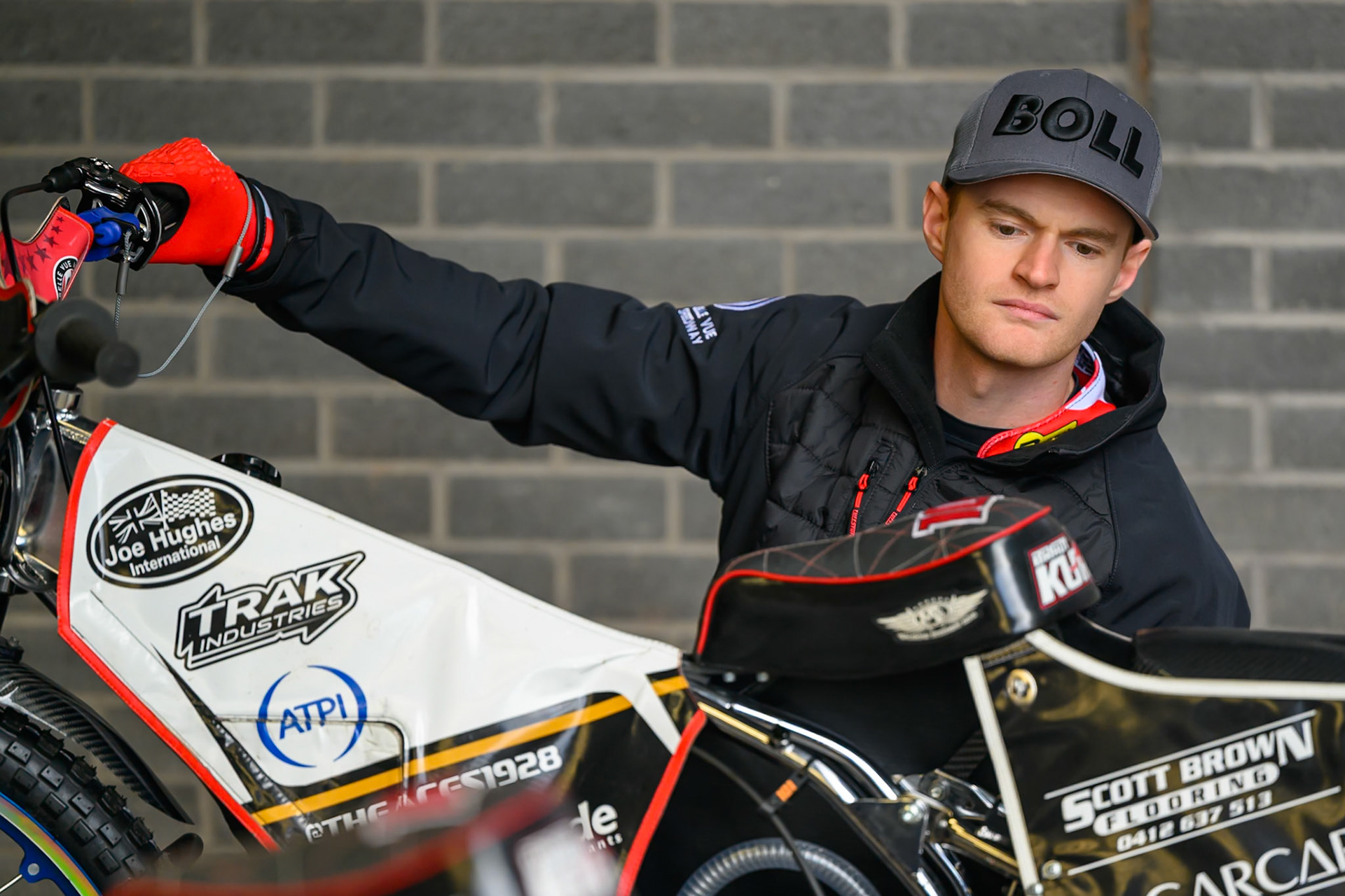 Brady Kurtz of Belle Vue Aces during the Belle Vue Aces Media Day at the National Speedway Stadium, Manchester on Wednesday 11th March 2026. (Photo: Ian Charles | MI News)