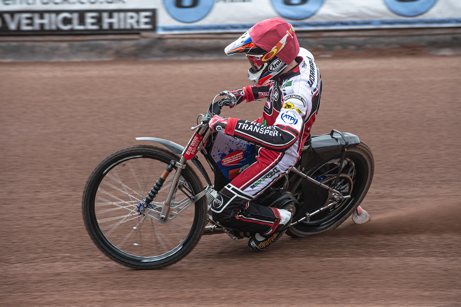 MANCHESTER, ENGLAND  - March 12  Steve Worrall of Belle Vue Aces in action   during The Belle Vue Speedway Media Day, at The National Speedway Stadium, Manchester, on Thursday 12 March 2020. (Credit: Ian Charles | MI News)