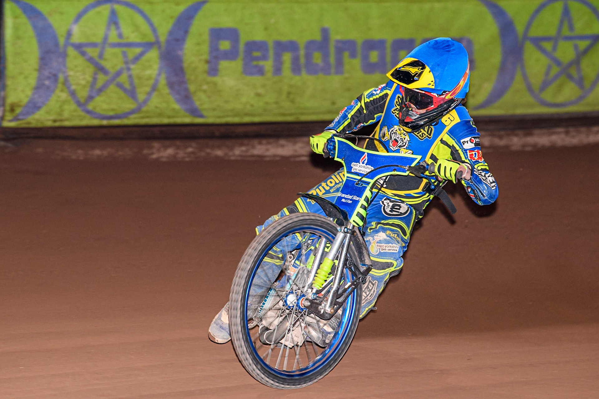 Sheffield Tiger Cubs' Kean Dicken  in action during the WSRA National Development League match between Sheffield Tiger Cubs and Belle Vue Colts at Owlerton Stadium, Sheffield on Thursday 12th September 2024. (Photo: Ian Charles | MI News)