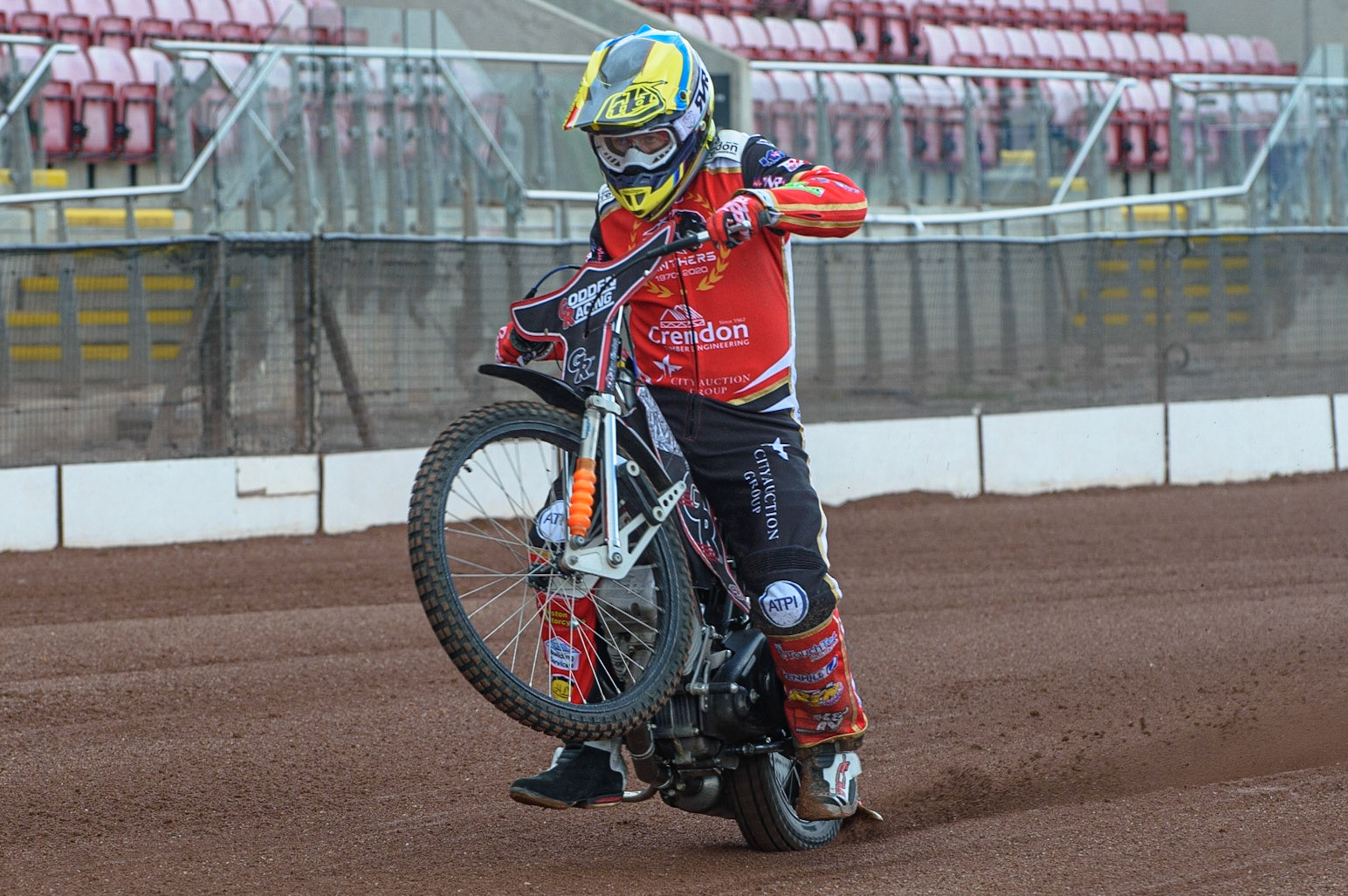 Photo: Ian CharlesScott Nichols In ActionDiscovery Networks Eurosport Speedway Season Launch, National Speedway Stadium, Manchester Wednesday  12  May  2021
