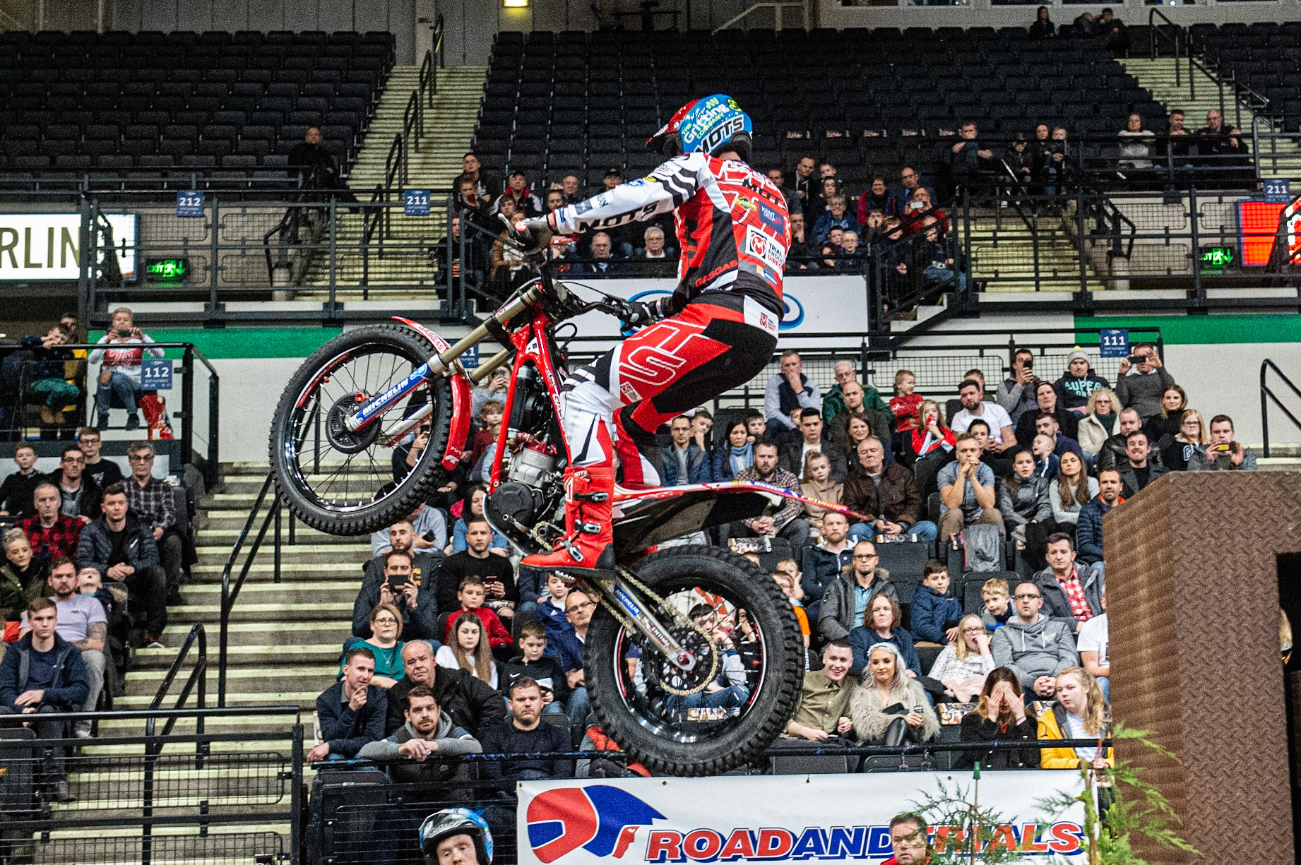 SHEFFIELD, ENGLAND  - DECEMBER 28TH Jack Price, UK (GasGas) on the Red Bull section 4   during the 25th Anniversary Sheffield Indoor Trial at the FlyDSA Arena, Sheffield on Saturday 28th December 2019. (Credit: Ian Charles | MI News)