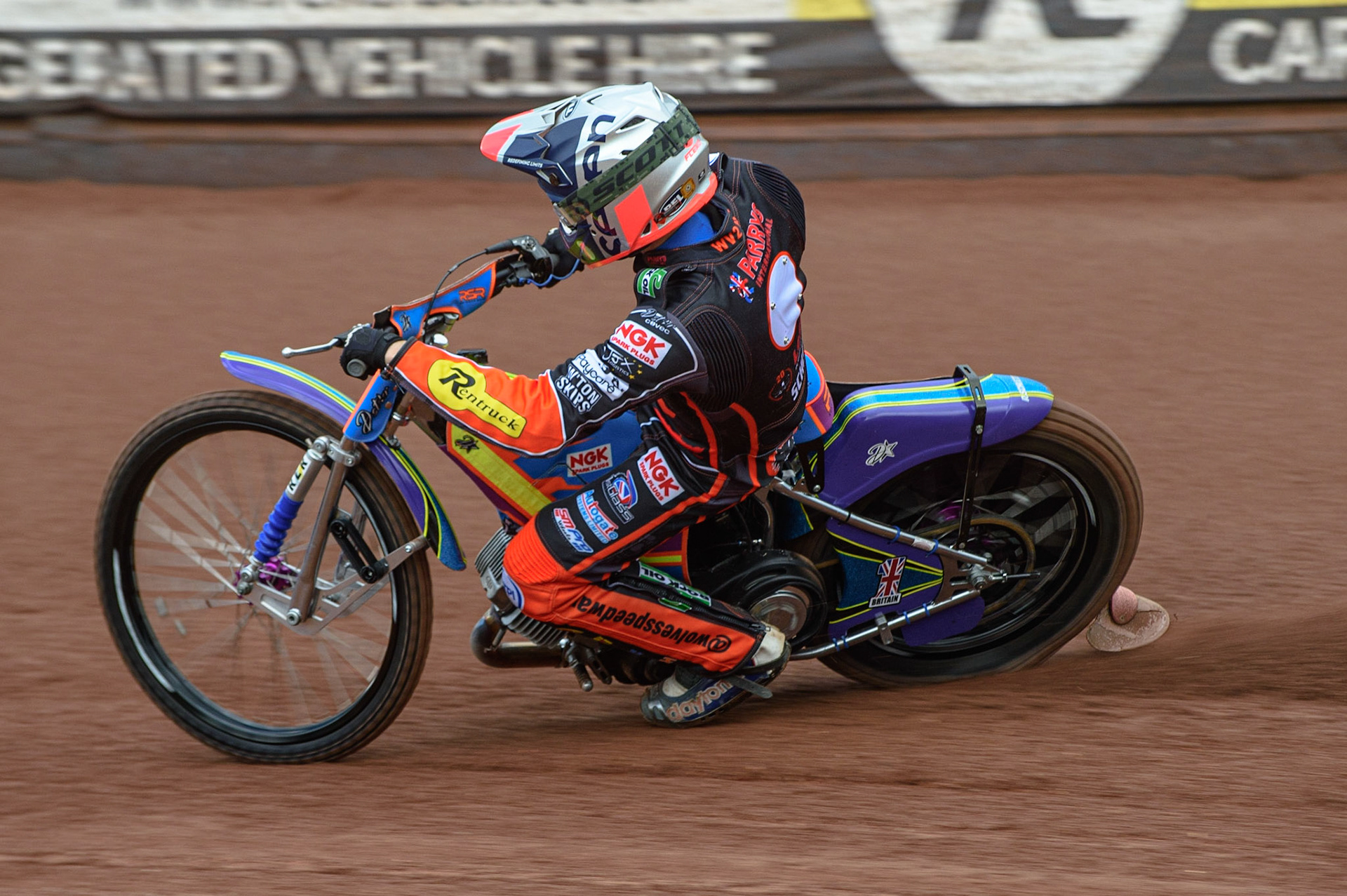 Photo: Ian CharlesRory Schlein In ActionDiscovery Networks Eurosport Speedway Season Launch, National Speedway Stadium, Manchester Wednesday  12  May  2021
