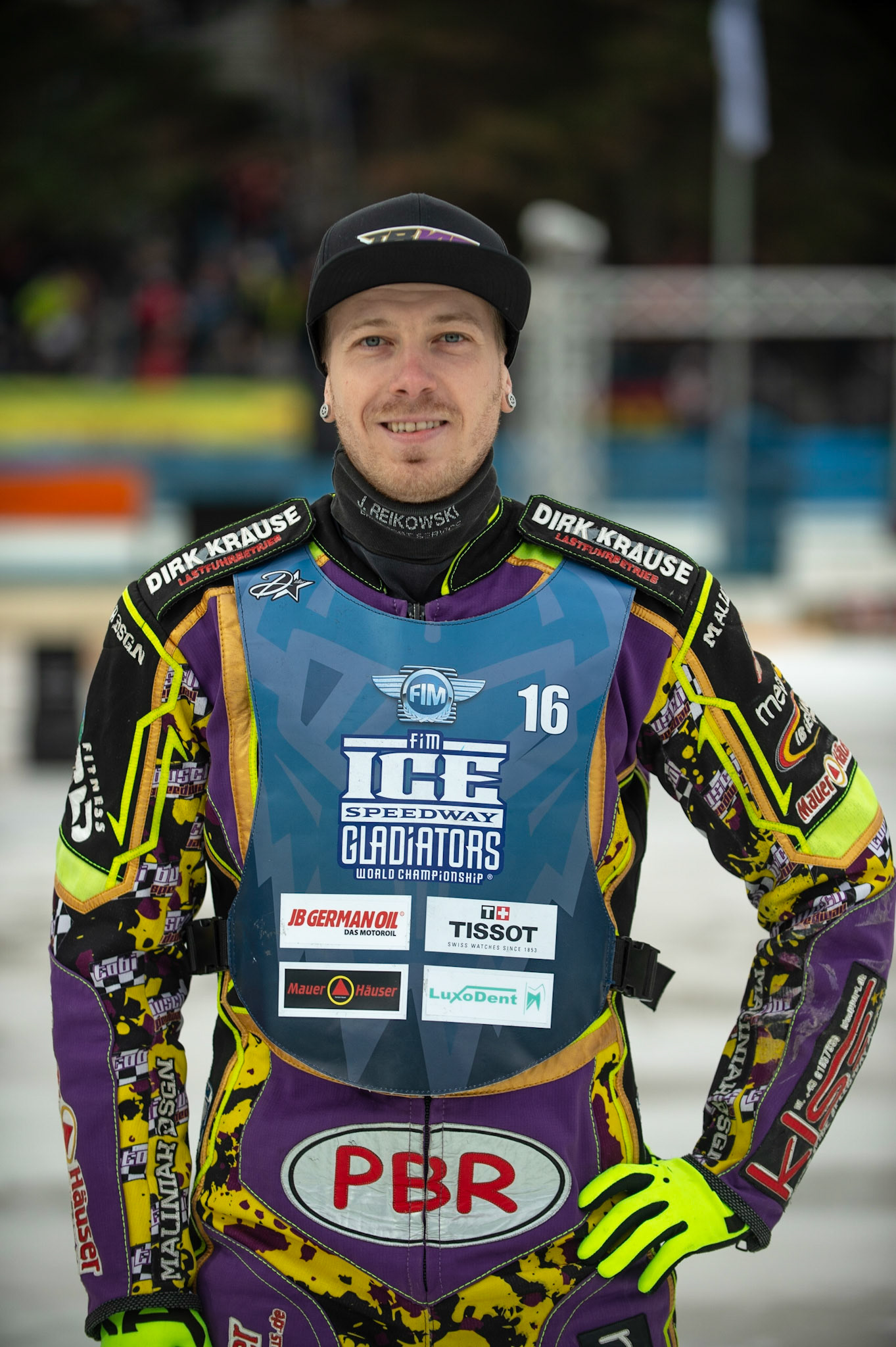 Photo: Ian Charles

Tobias Busch (16) - Wild Card in berlin

FIM Ice Speedway Gladiators World Championship, Final 3.1, Horst-Dohm Eisstadion, Berlin, Germany Saturday  2  March  2019