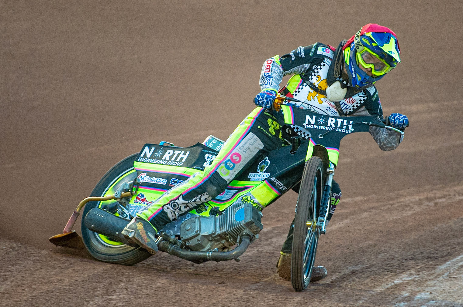 Photo: Ian CharlesAlex Goldsborough in action (500cc B Class) British Youth Speedway Championship (Round 5), National Speedway Stadium, Manchester Saturday  10  October  2020