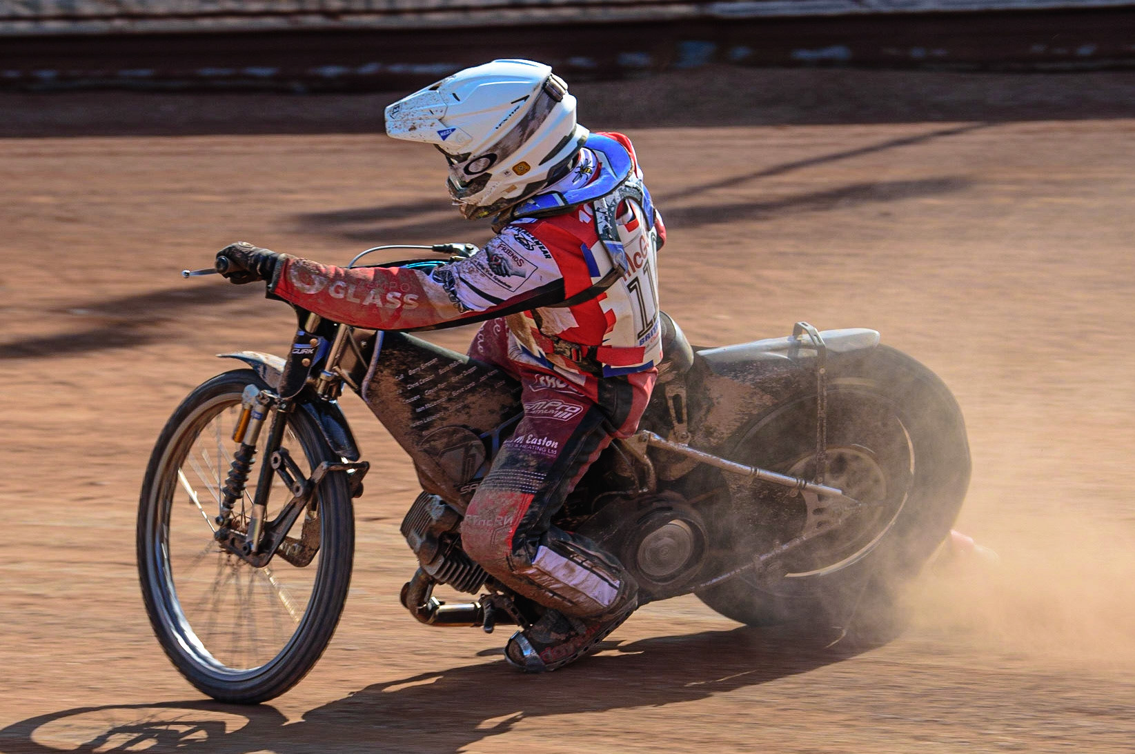 MANCHESTER, UK. JUN 3RD Sam McGurk (116) in action  during the British Youth Speedway Championship (Round 4)  at the National Speedway Stadium, Manchester on Friday 3rd June 2022. (Credit: Ian Charles | MI News)