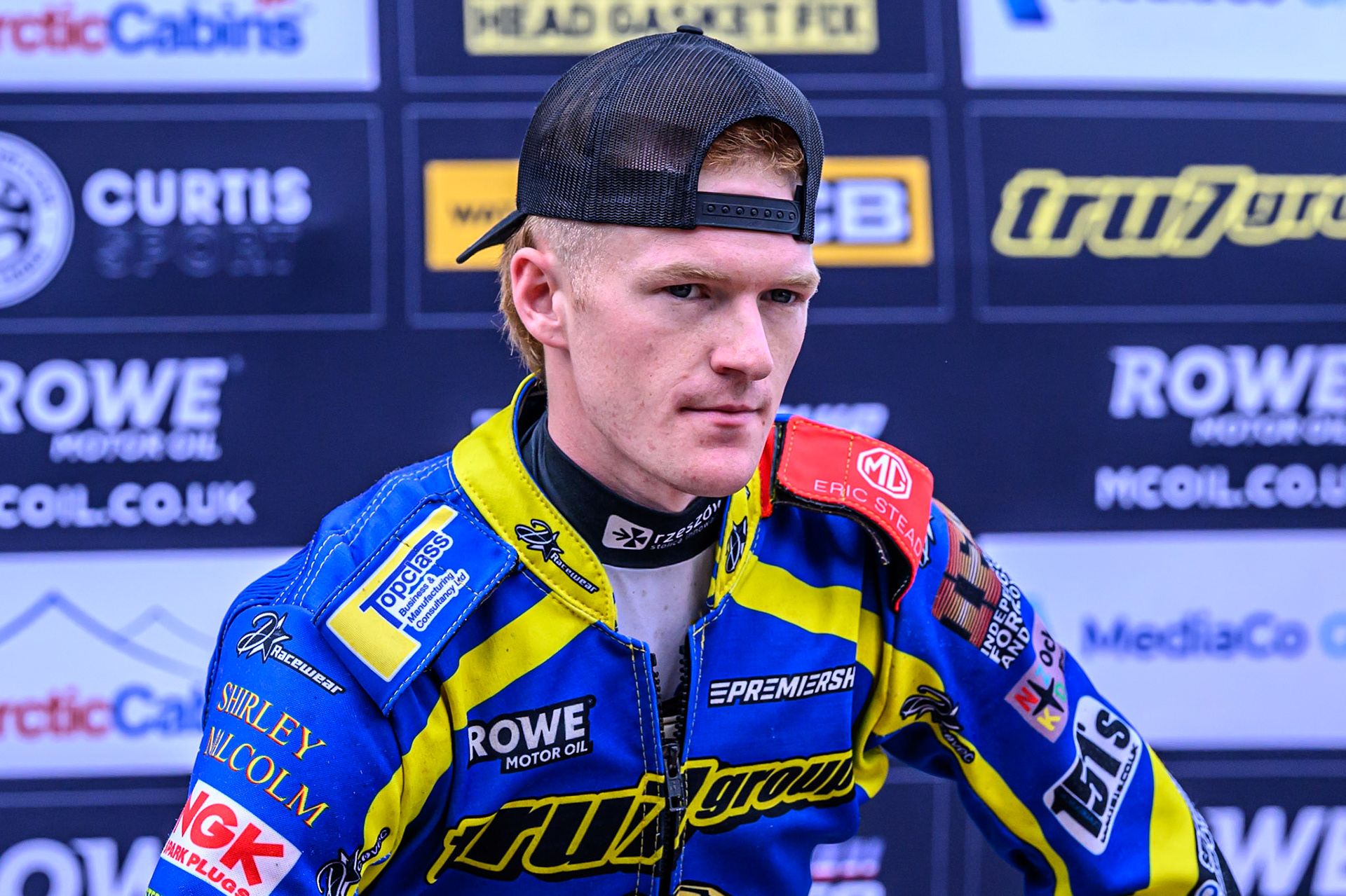 Anders Rowe of Sheffield Tigers during the Rowe Motor Oil Premiership match between Sheffield Tigers and Belle Vue Aces at Owlerton Stadium, Sheffield on Monday 11th August 2025. (Photo: Ian Charles | MI News)