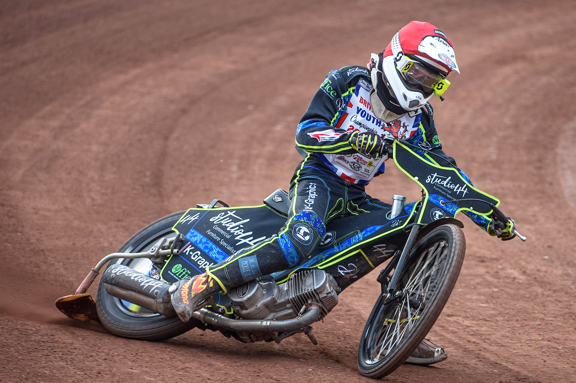 MANCHESTER, UK. MAY 28TH   Freddy Hodder  in action  during the British Junior Championship at the National Speedway Stadium, Manchester on Friday 28th May 2021. (Credit: Ian Charles | MI News)