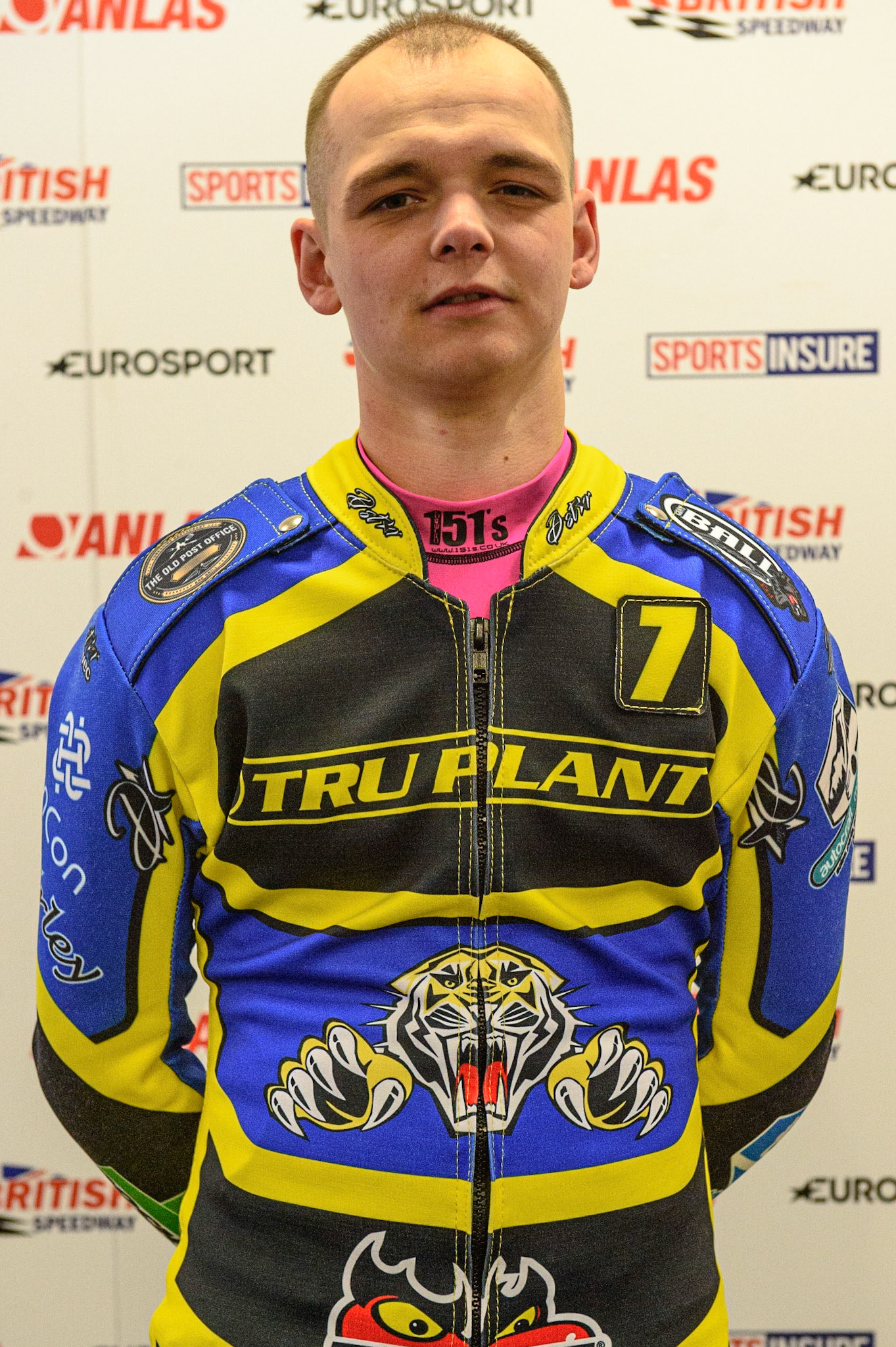 Photo: Ian CharlesJosh Bates, Rising Star of Sheffield TigersDiscovery Networks Eurosport Speedway Season Launch, National Speedway Stadium, Manchester Wednesday  12  May  2021