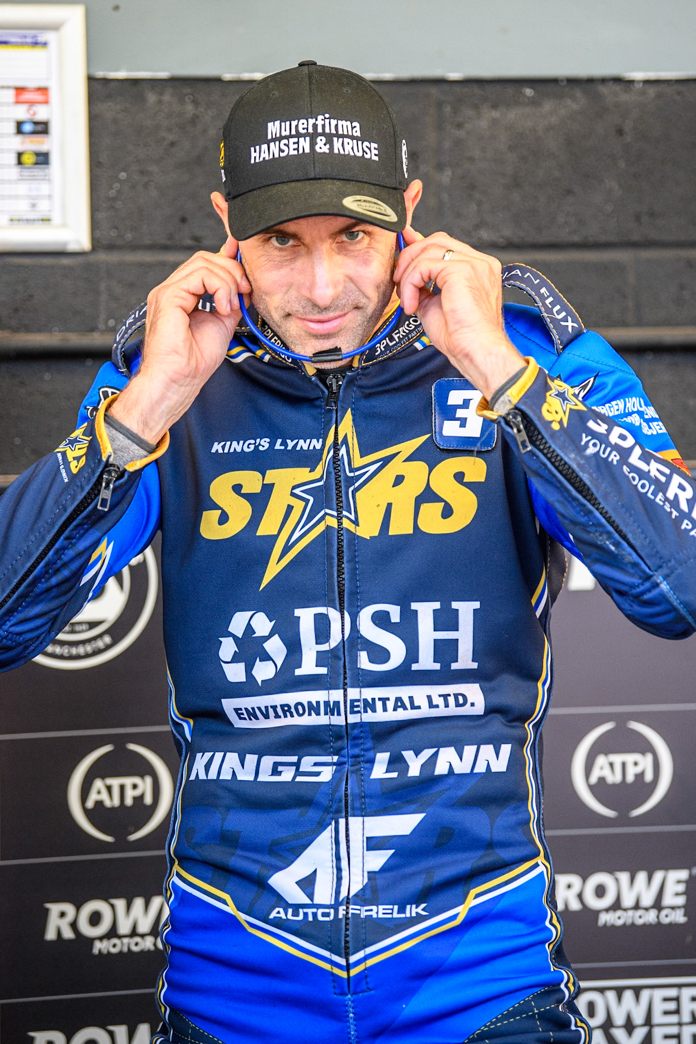Kings Lynn Stars' Niels-Kristian Iversen during the Rowe Motor Oil Premiership match between Belle Vue Aces and King's Lynn Stars at the National Speedway Stadium, Manchester on Monday 12th August 2024. (Photo: Ian Charles | MI News)