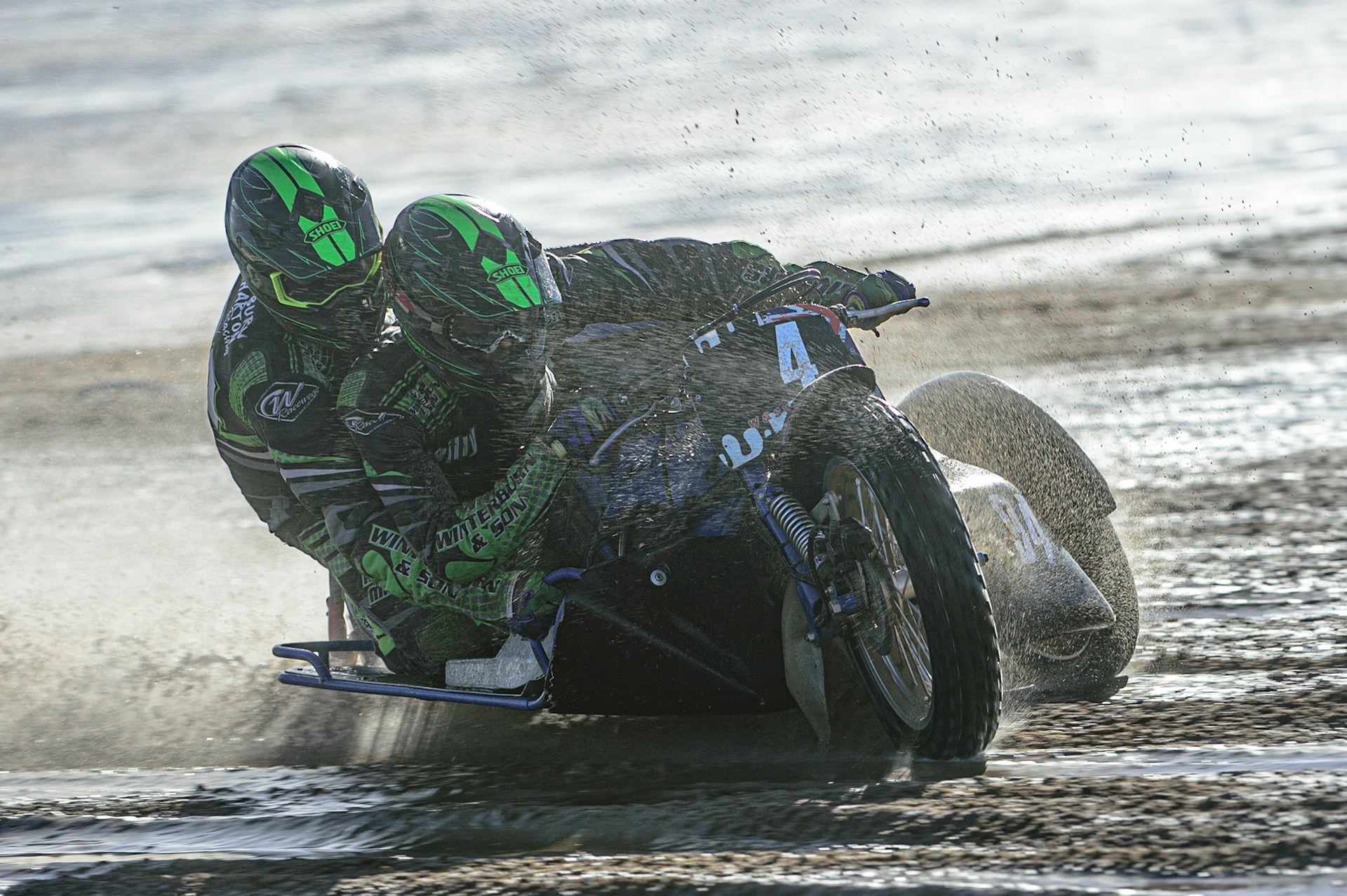 Billy Winterburn &amp; Ryan Wharton (94) during the Fylde ACU British Sand Racing Masters Championship on  Sunday 2nd October 2022. (Credit: Ian Charles | MI News)
