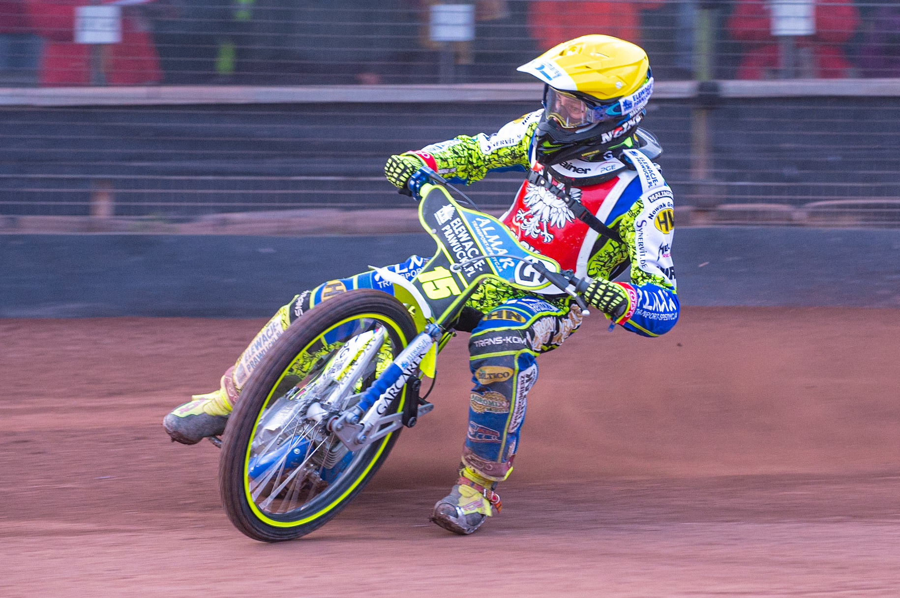 Photo by Ian Charles:

Bartosz Smektała (Poland) in action  


FIM Speedway Grand Prix World Championship - Qualifying Round 1, Peugeot Ashfield Stadium, Glasgow, 8 June 2019