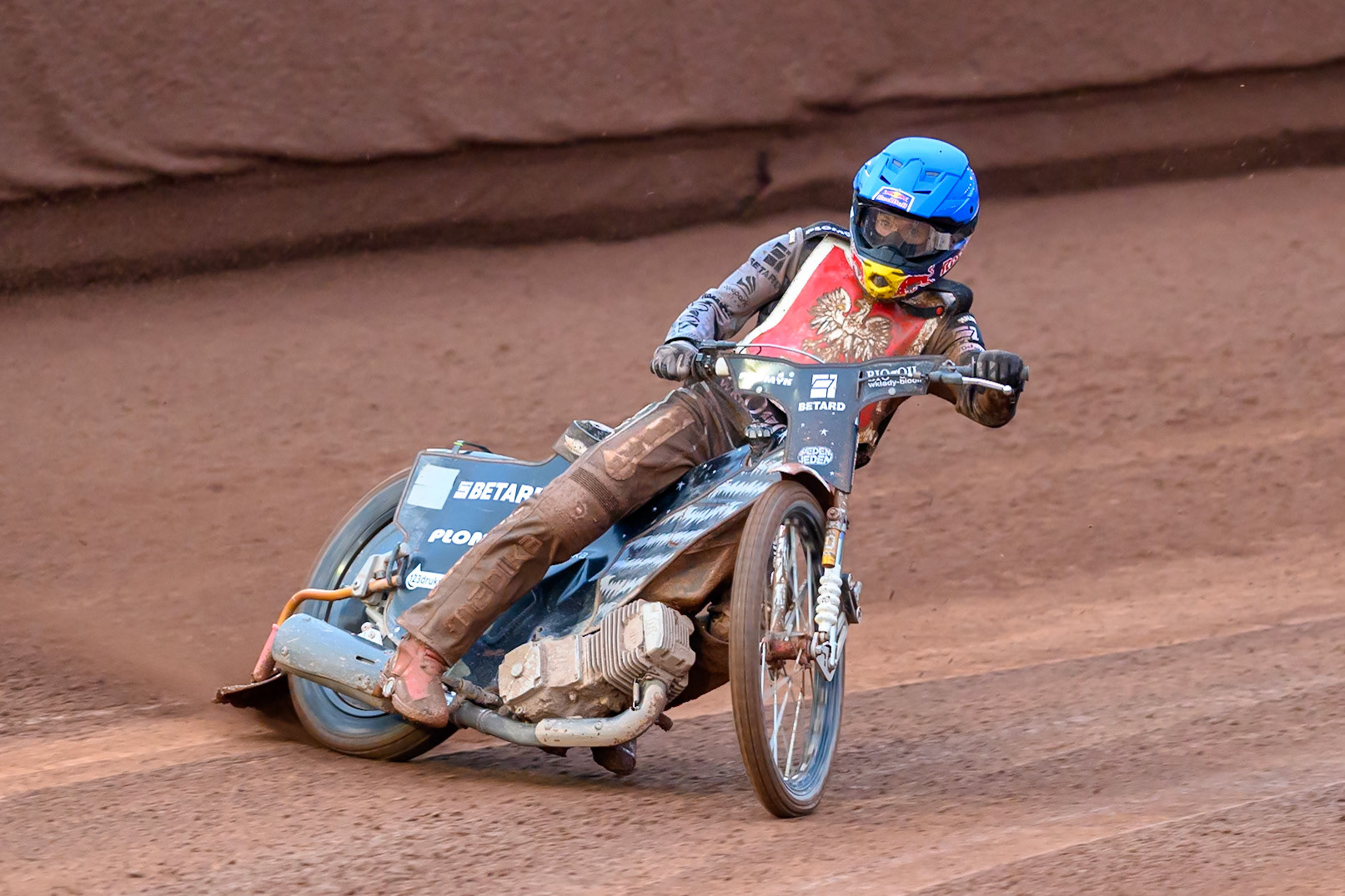 Maciej Janowski of Poland in action during the Speedway GP Qualifying Round 3 at Allied Ashfield Stadium, Glasgow on Saturday 30th May 2026. (Photo: Ian Charles | MI News)