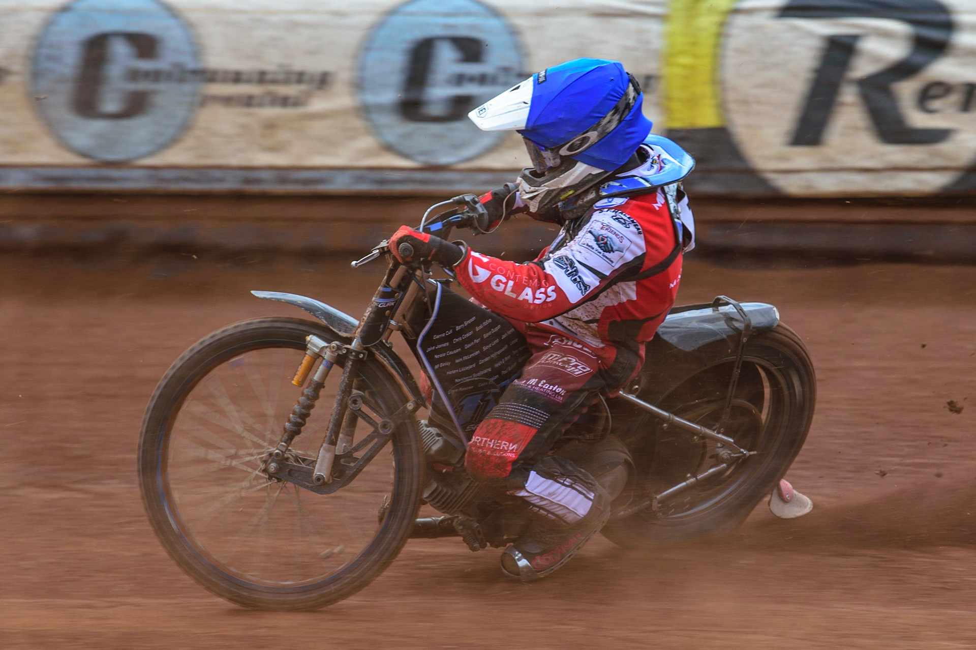 MANCHESTER, UK.  JUN 3RD  Sam McGurk  in action  for Belle Vue Cool Running Colts  during the National Development League match between Belle Vue Colts and Oxford Chargers at the National Speedway Stadium, Manchester on Friday 3rd June 2022. (Credit: Ian Charles | MI News)