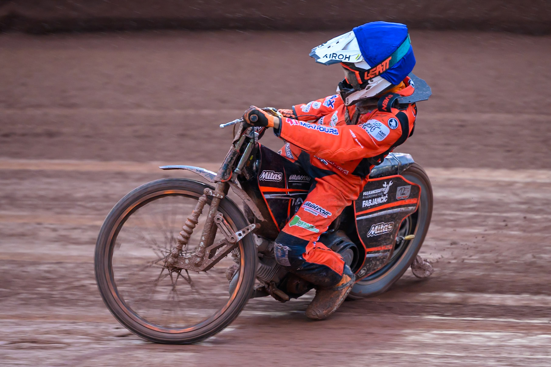 Sven Cerjak of Slovenia in action during the Speedway GP Qualifying Round 3 at Allied Ashfield Stadium, Glasgow on Saturday 30th May 2026. (Photo: Ian Charles | MI News)