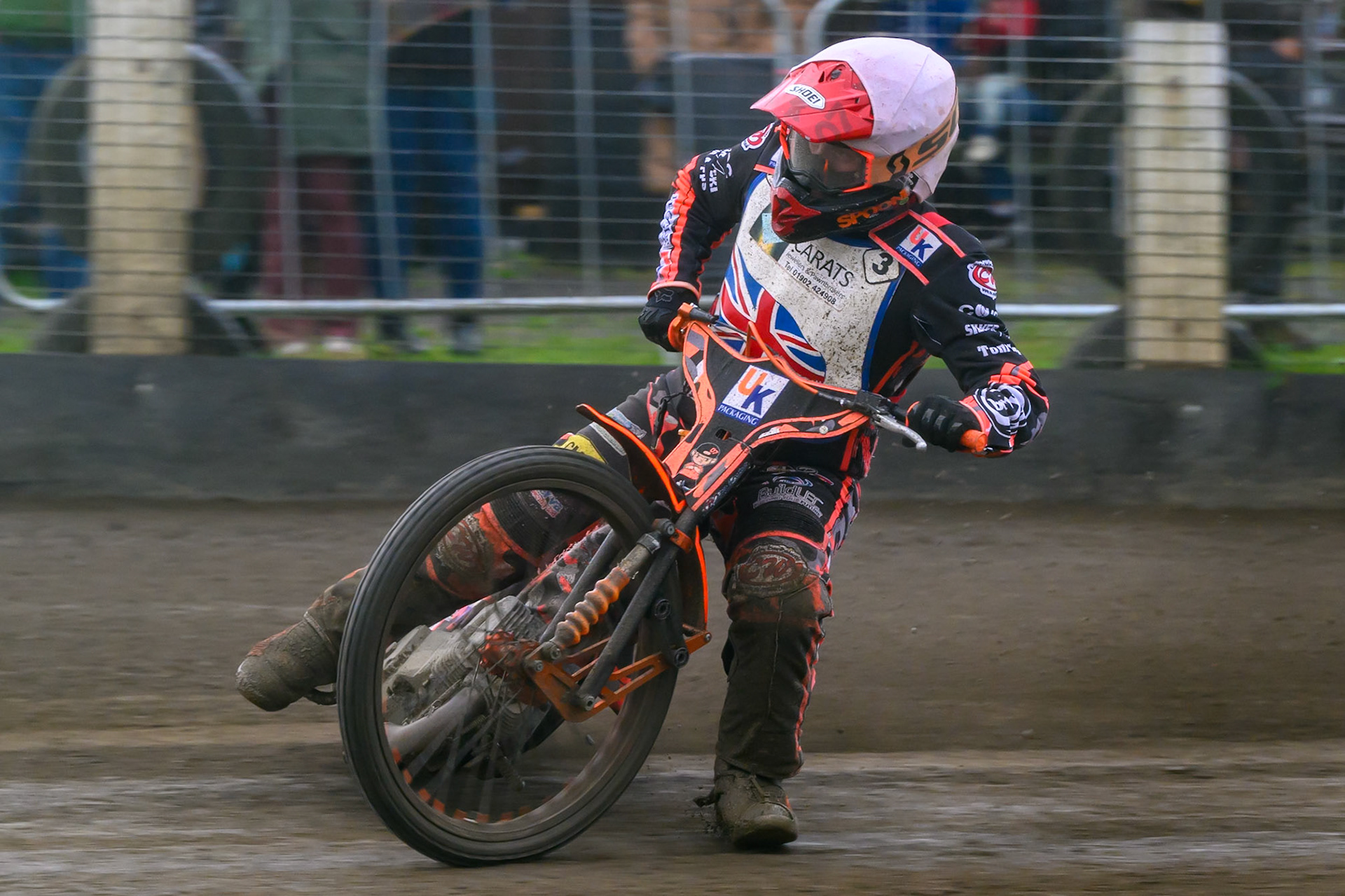 Alex Spooner in action during the Derbyshire Open at Hi-Edge Speedway, Buxton on Sunday 27th September 2026. (Photo: Ian Charles | MI News)