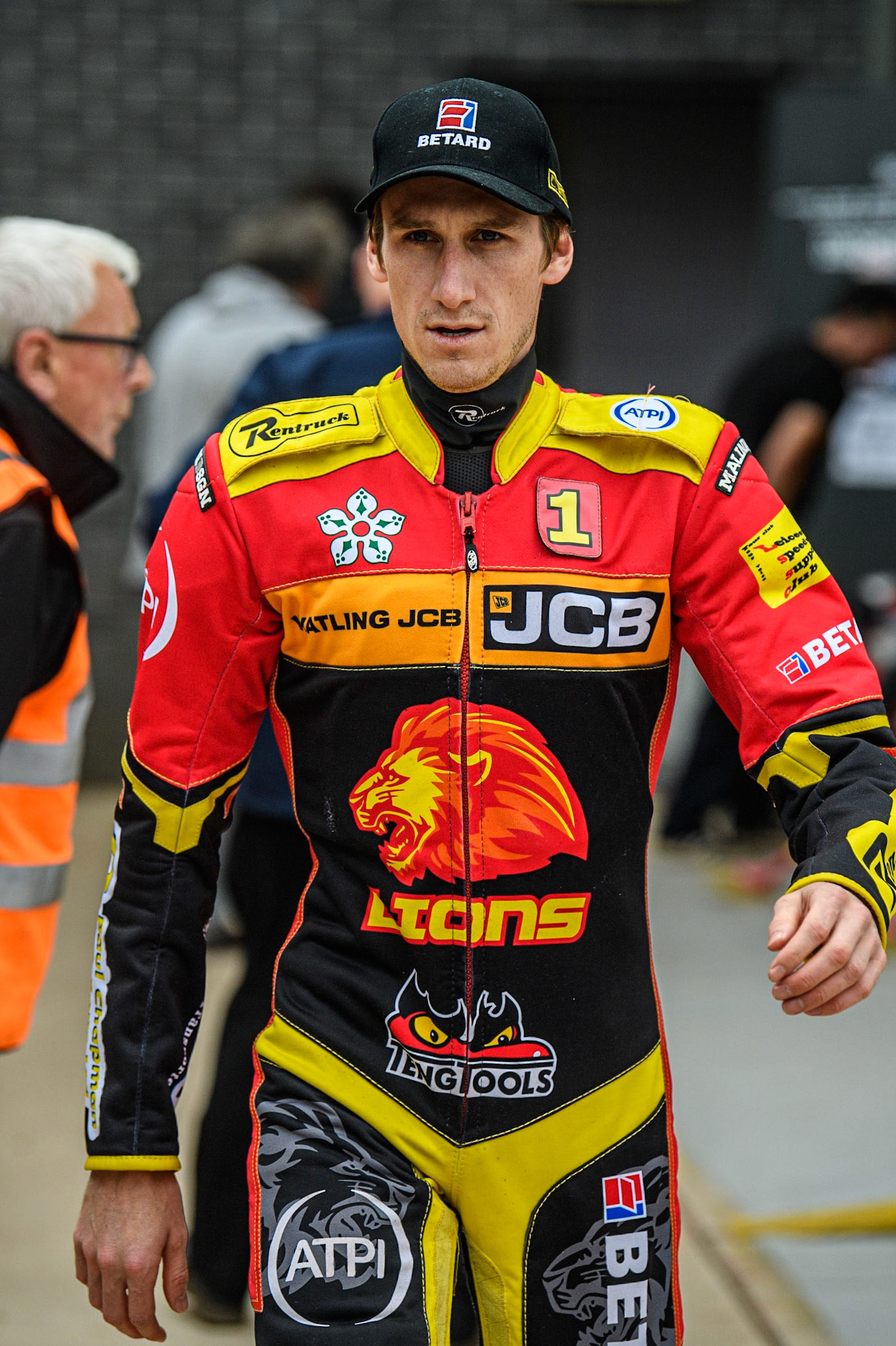 Max Fricke - Leicester Watling JCB Lions during the Sports Insure Premiership match between Belle Vue Aces and Leicester Lions at the National Speedway Stadium, Manchester on Monday 28th August 2023. (Photo: Ian Charles | MI News)