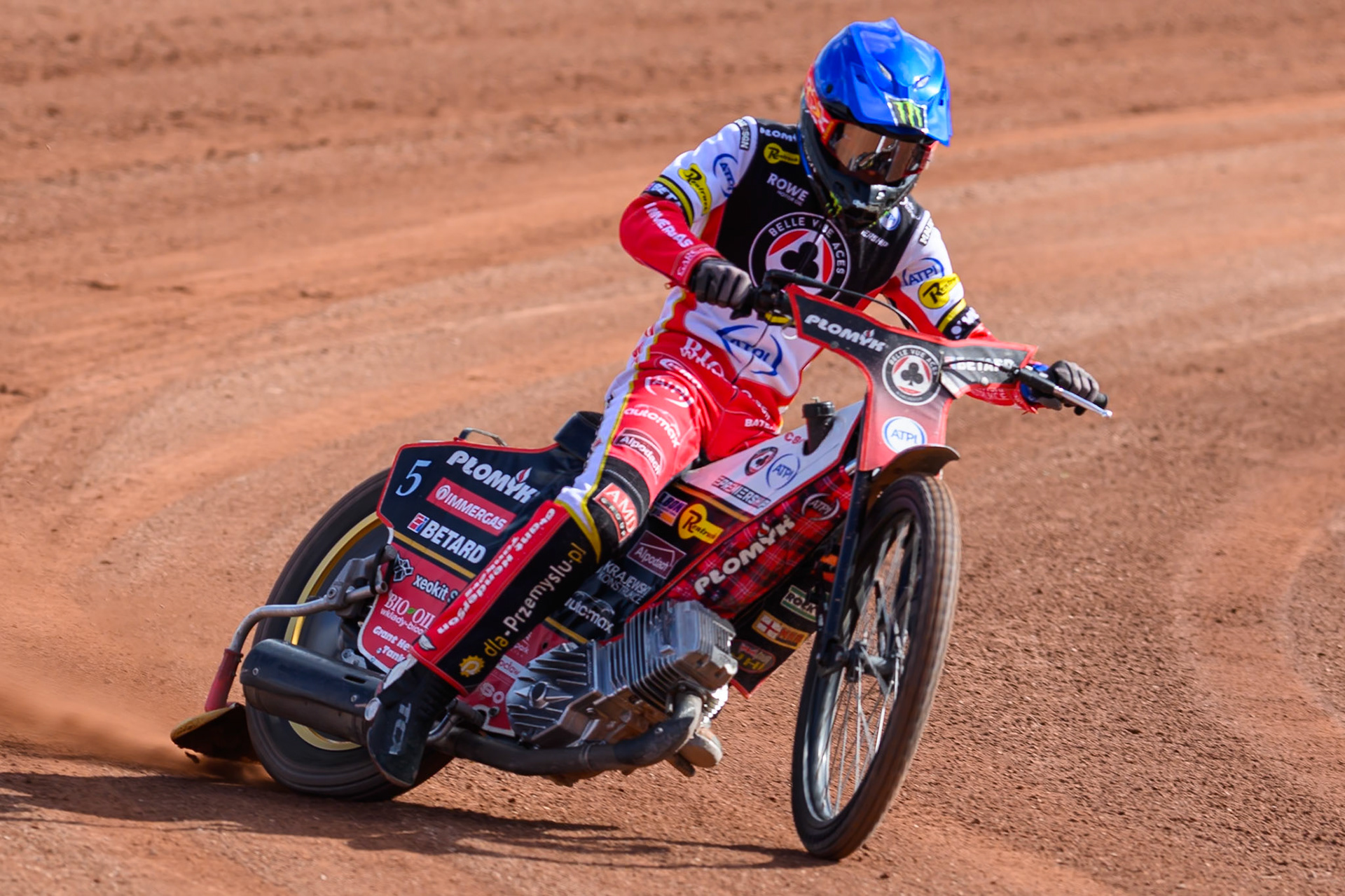 Dan Bewley of Belle Vue Aces in action during the Belle Vue Aces Media Day at the National Speedway Stadium, Manchester on Wednesday 11th March 2026. (Photo: Ian Charles | MI News)